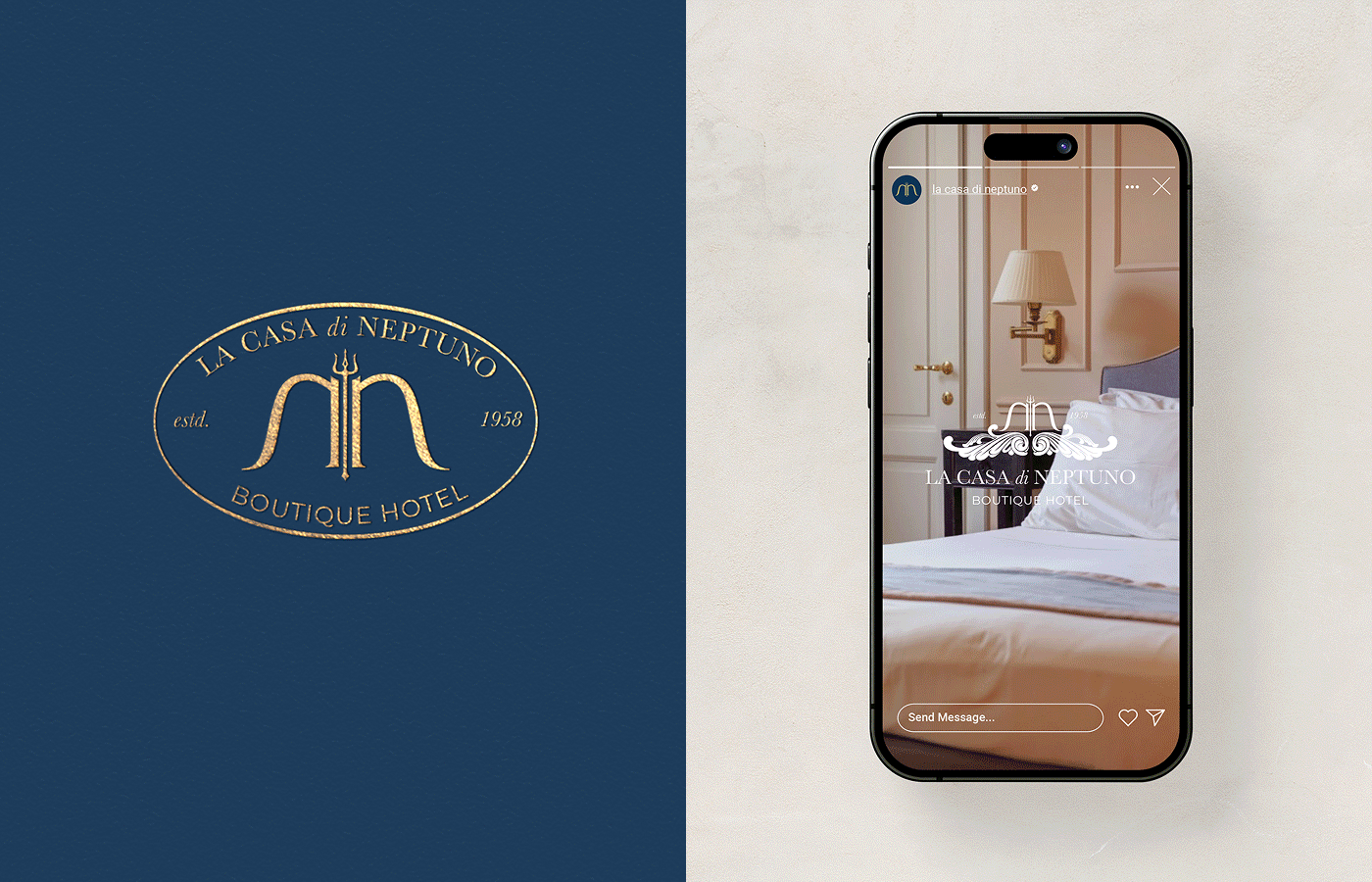 La casa di Neptuno boutique hotel brand identity — Изображение №10 — Брендинг на Dprofile
