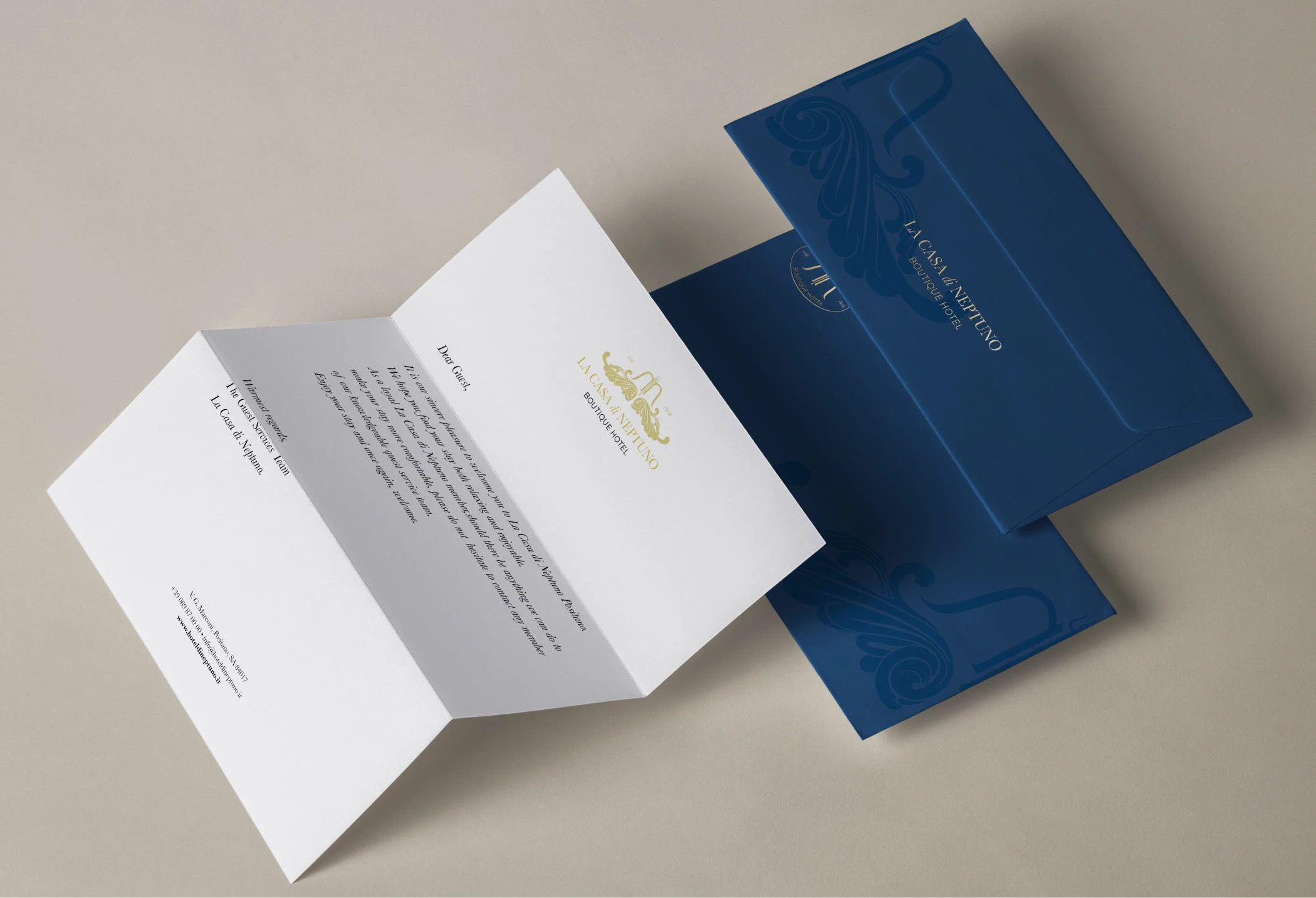 La casa di Neptuno boutique hotel brand identity — Изображение №5 — Брендинг на Dprofile