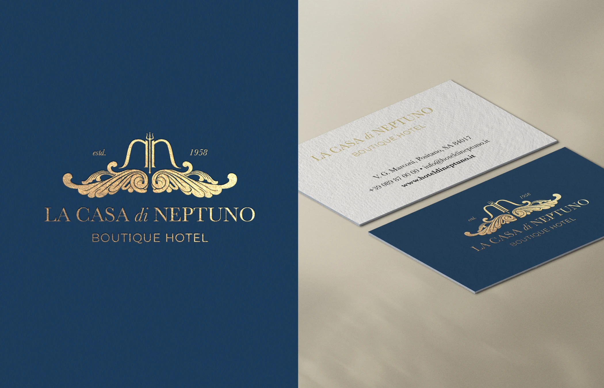 La casa di Neptuno boutique hotel brand identity — Изображение №3 — Брендинг на Dprofile