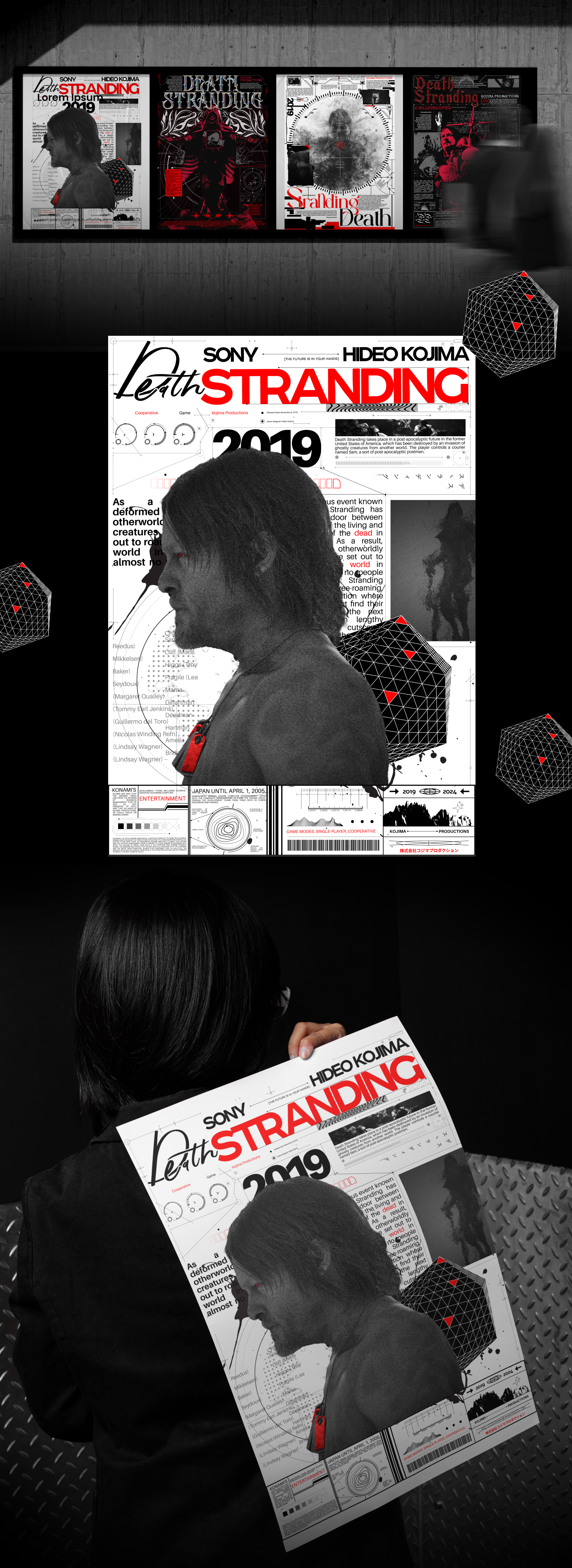 Death Stranding | Poster Collection — Изображение №3 — Иллюстрация, Графика на Dprofile