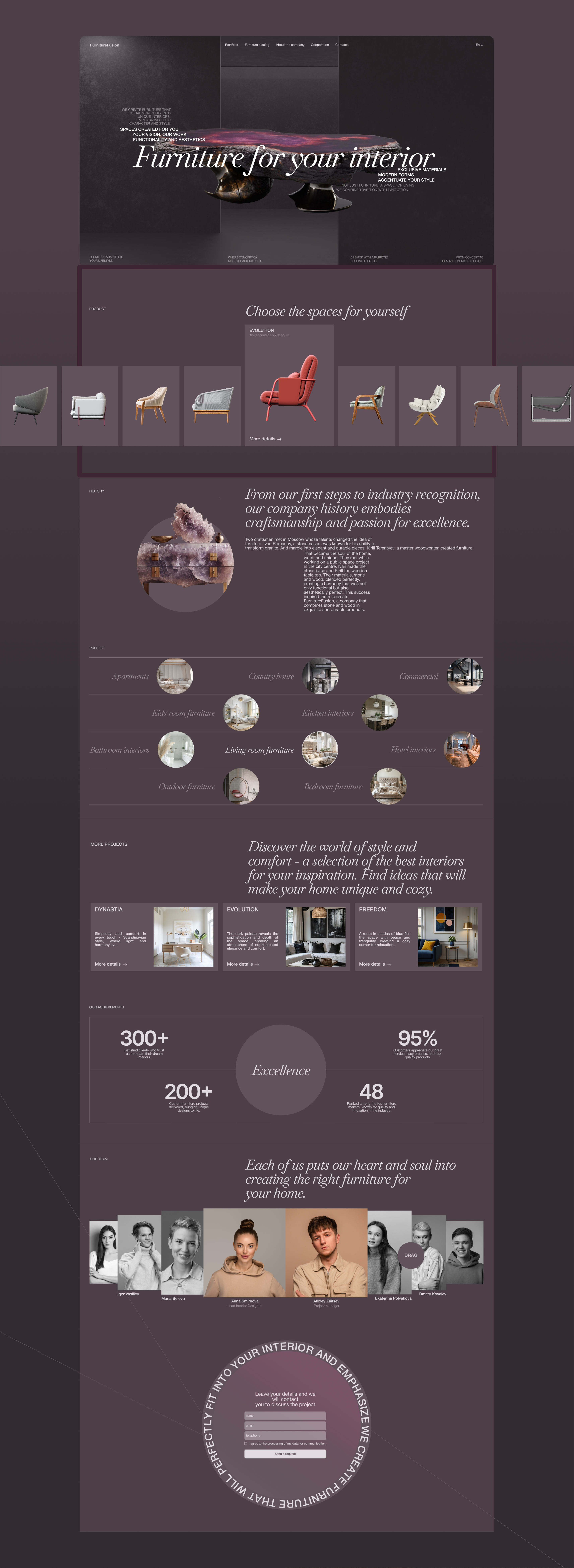 FurnitureFusion | Сommercial site — Изображение №2 — Интерфейсы на Dprofile