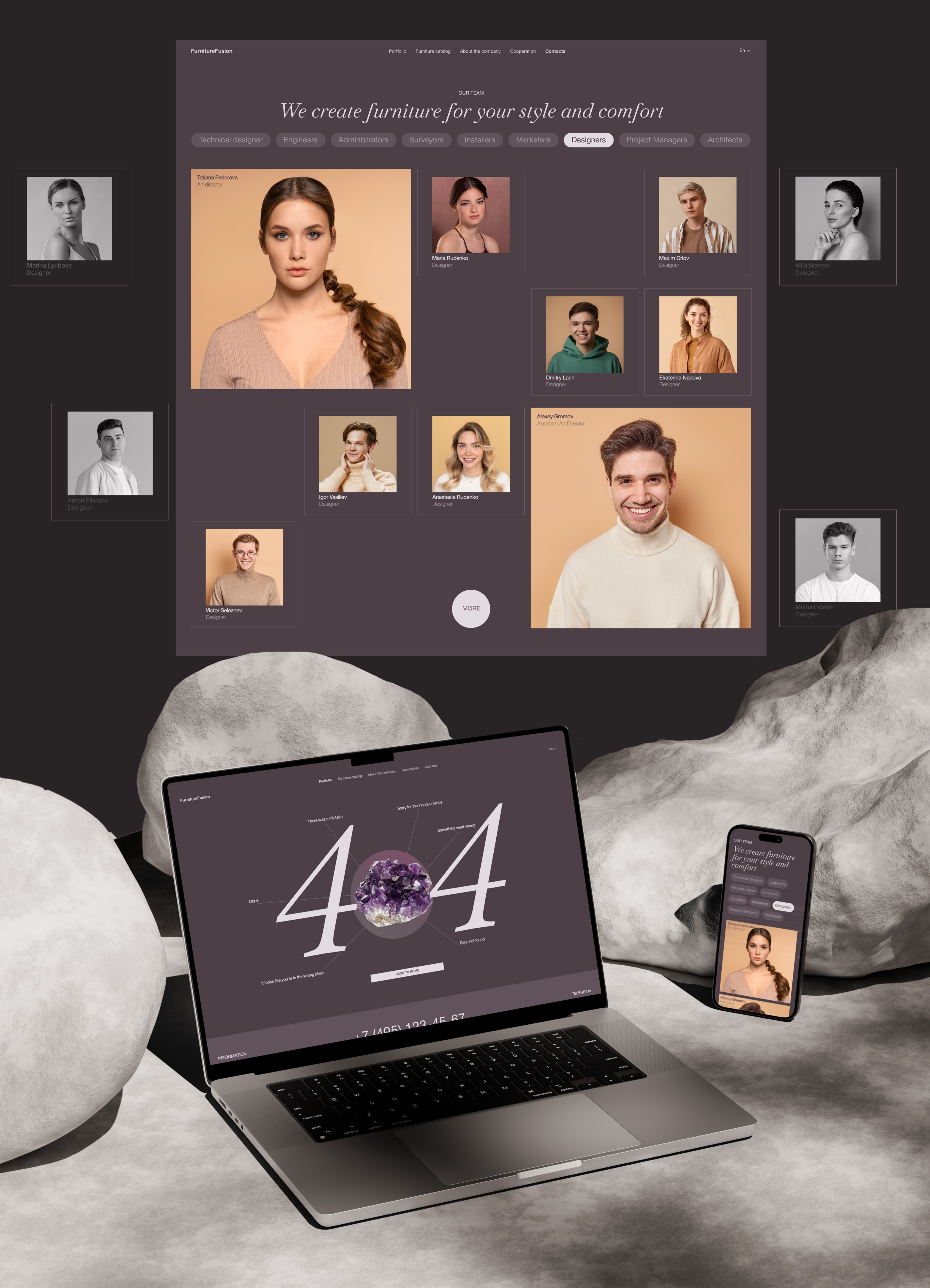 FurnitureFusion | Сommercial site — Изображение №6 — Интерфейсы на Dprofile