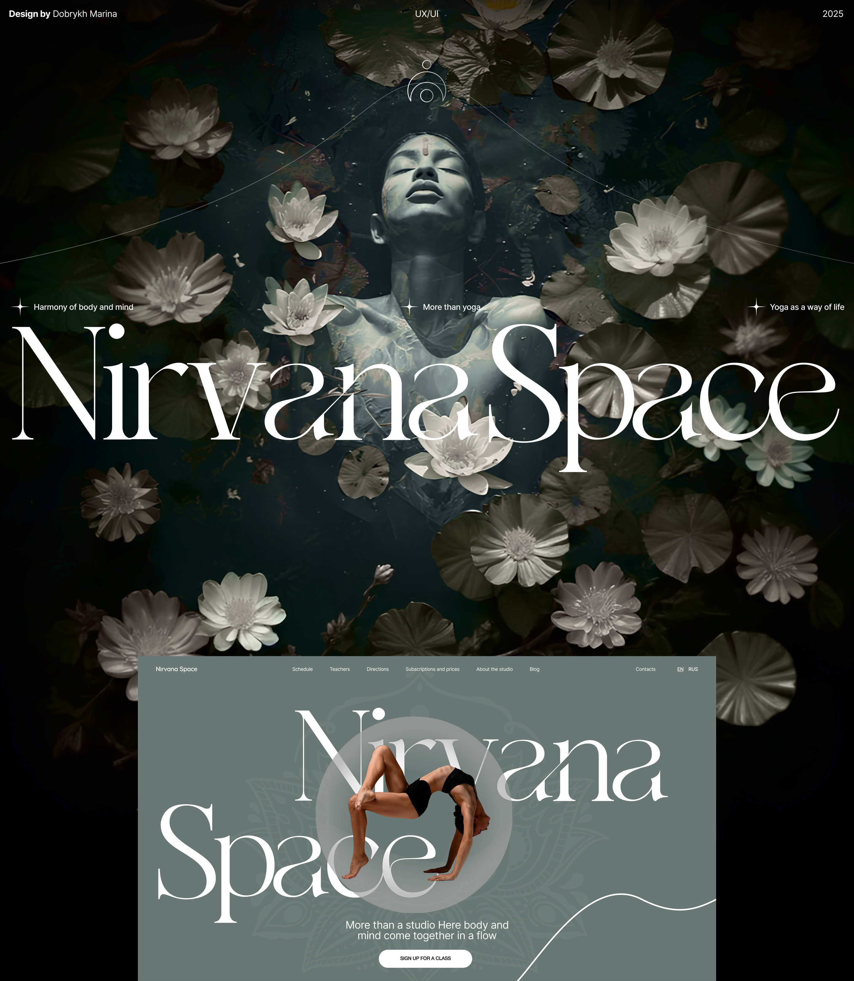 Nirvana Space | Corporate Website — Изображение №1 — Интерфейсы на Dprofile