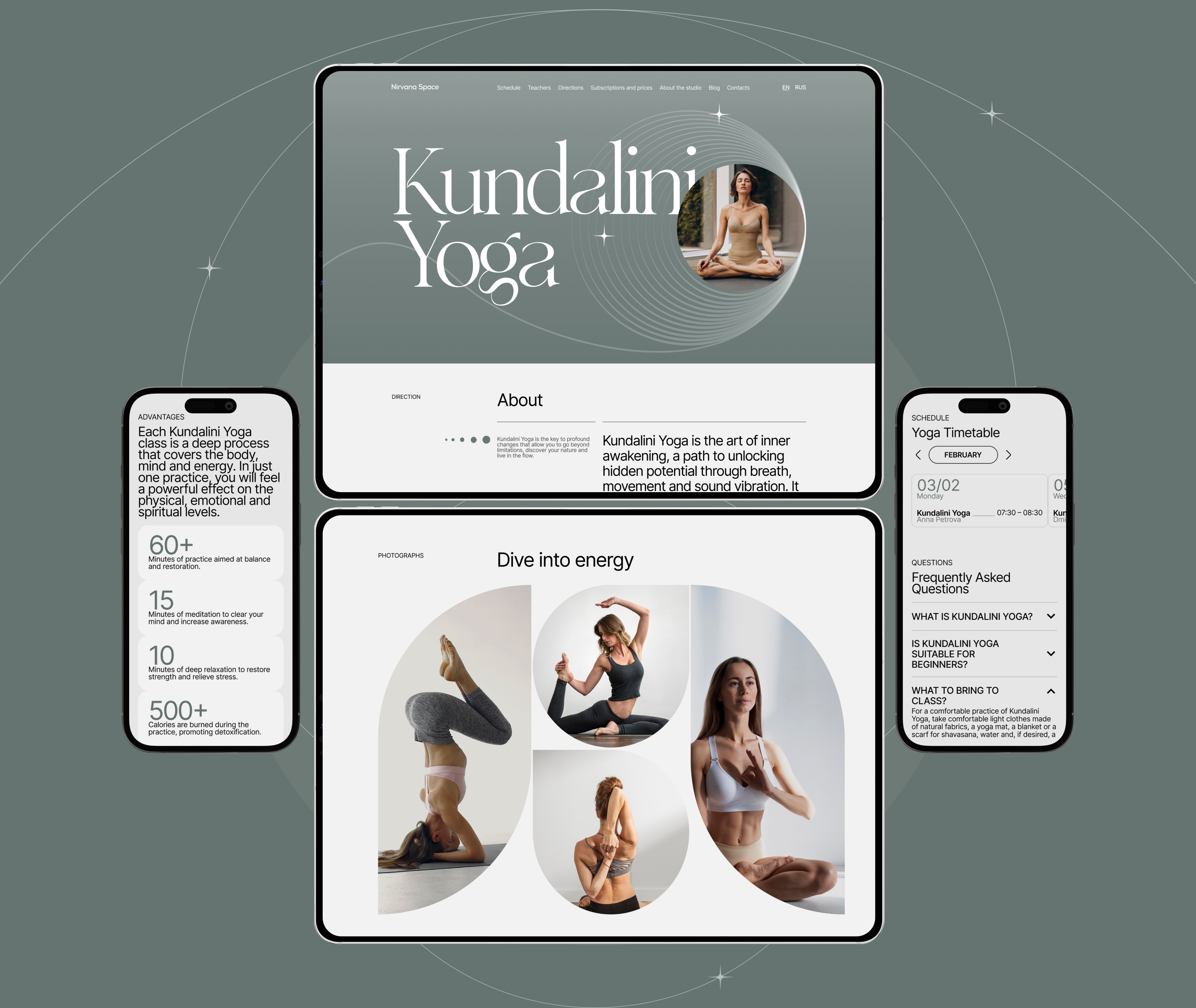 Nirvana Space | Corporate Website — Изображение №5 — Интерфейсы на Dprofile
