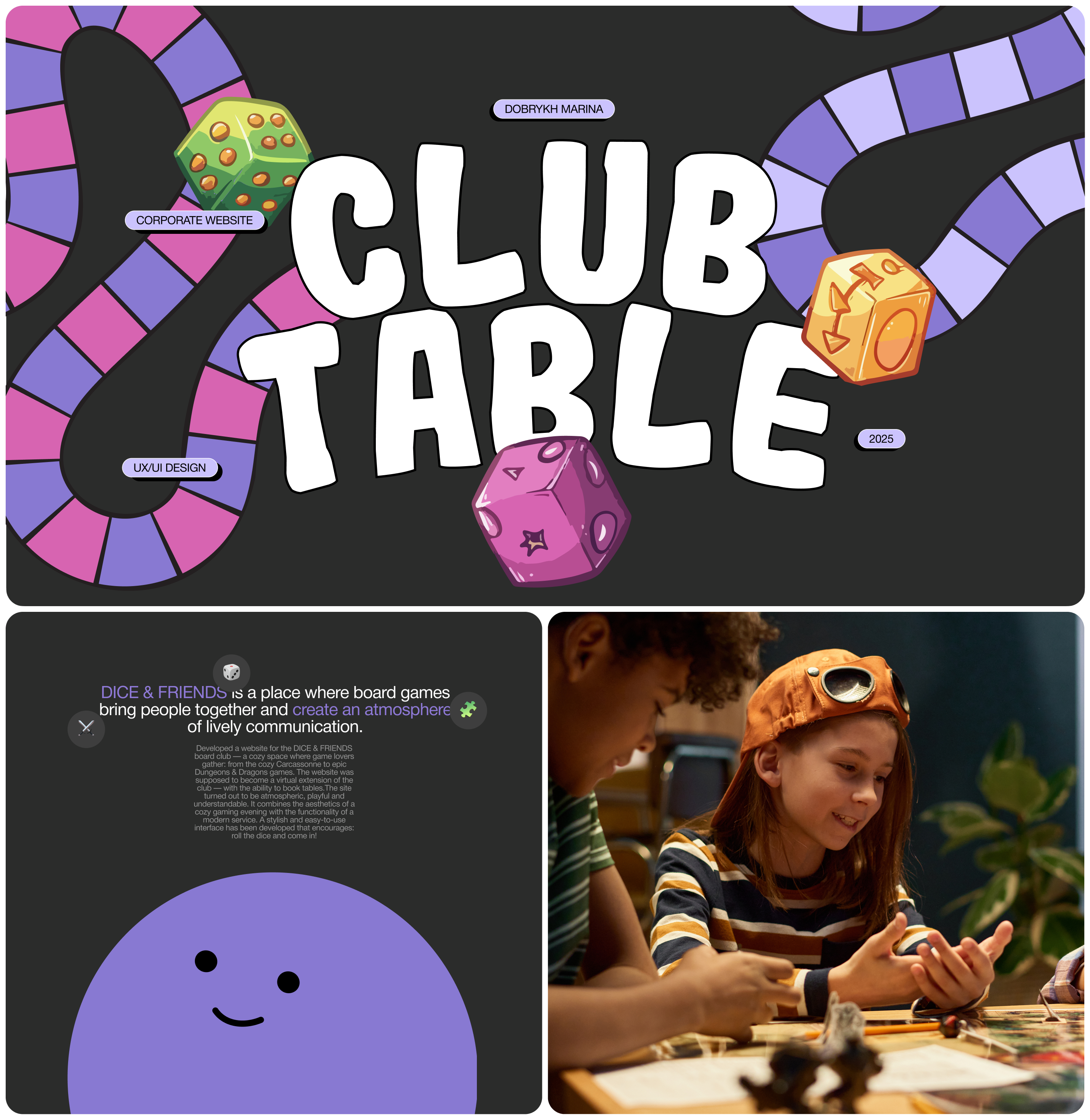 Dice&Friends| Corporate Website — Изображение №1 — Интерфейсы на Dprofile