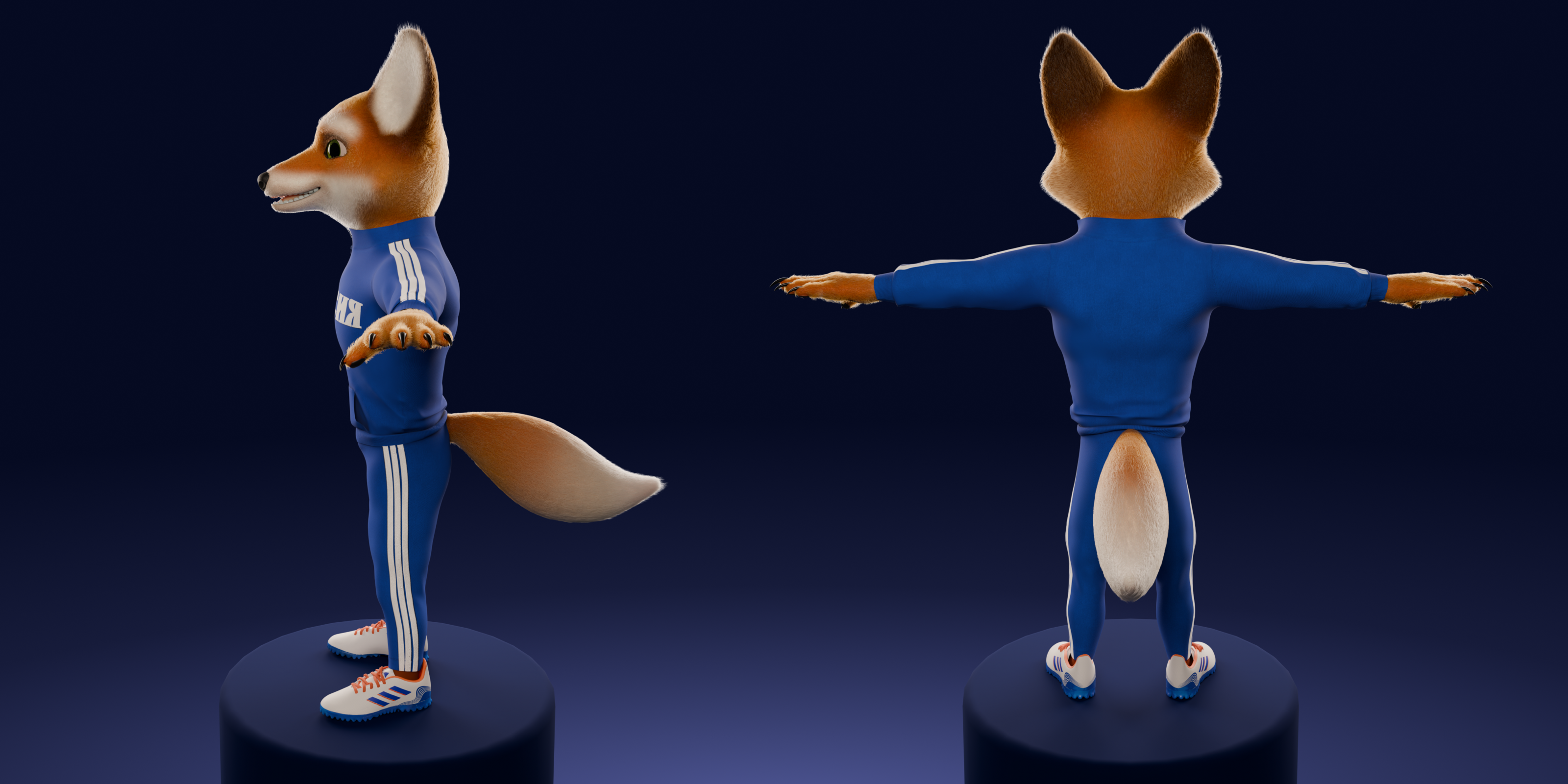 Fox | 3D character — Изображение №3 — 3D на Dprofile