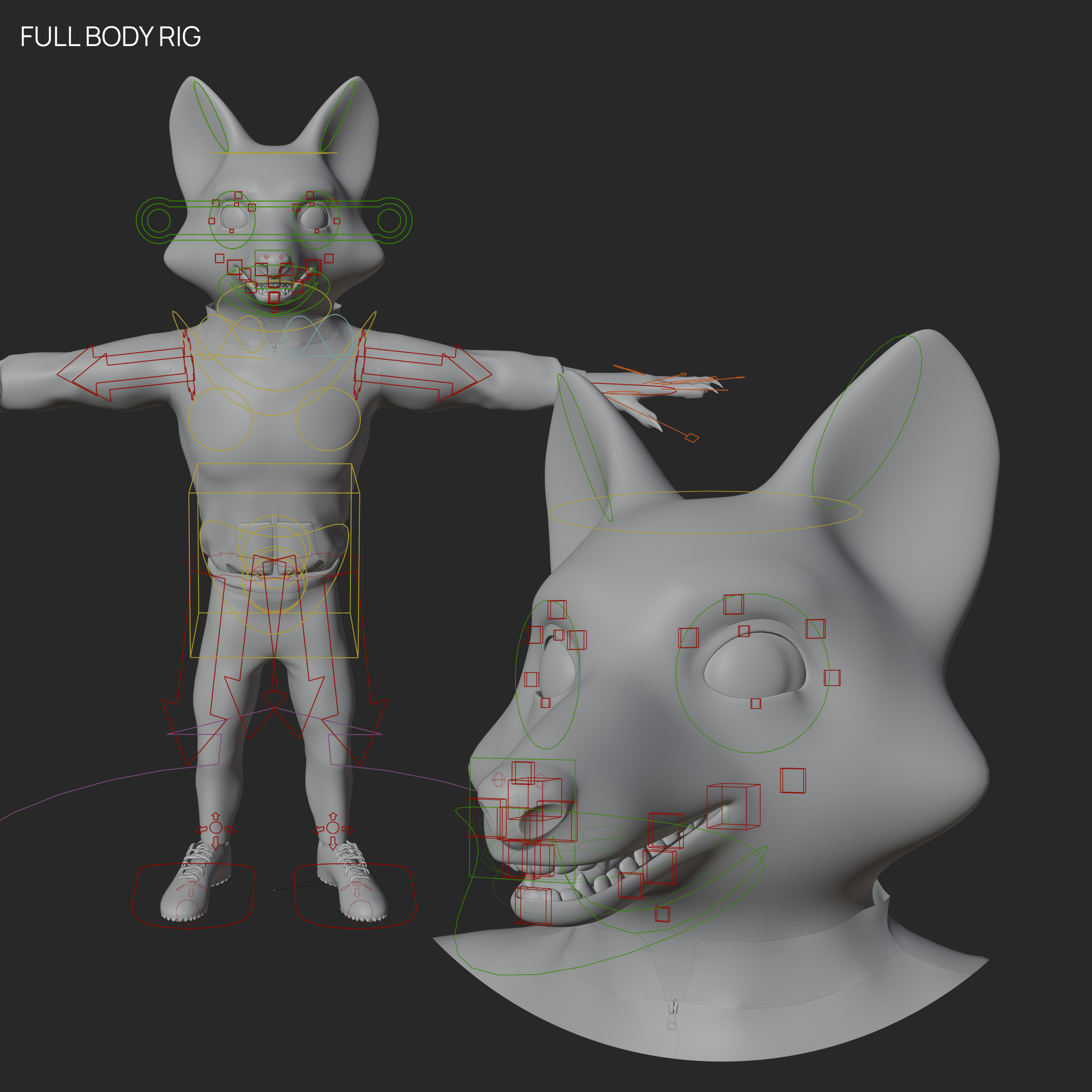 Fox | 3D character — Изображение №16 — 3D на Dprofile