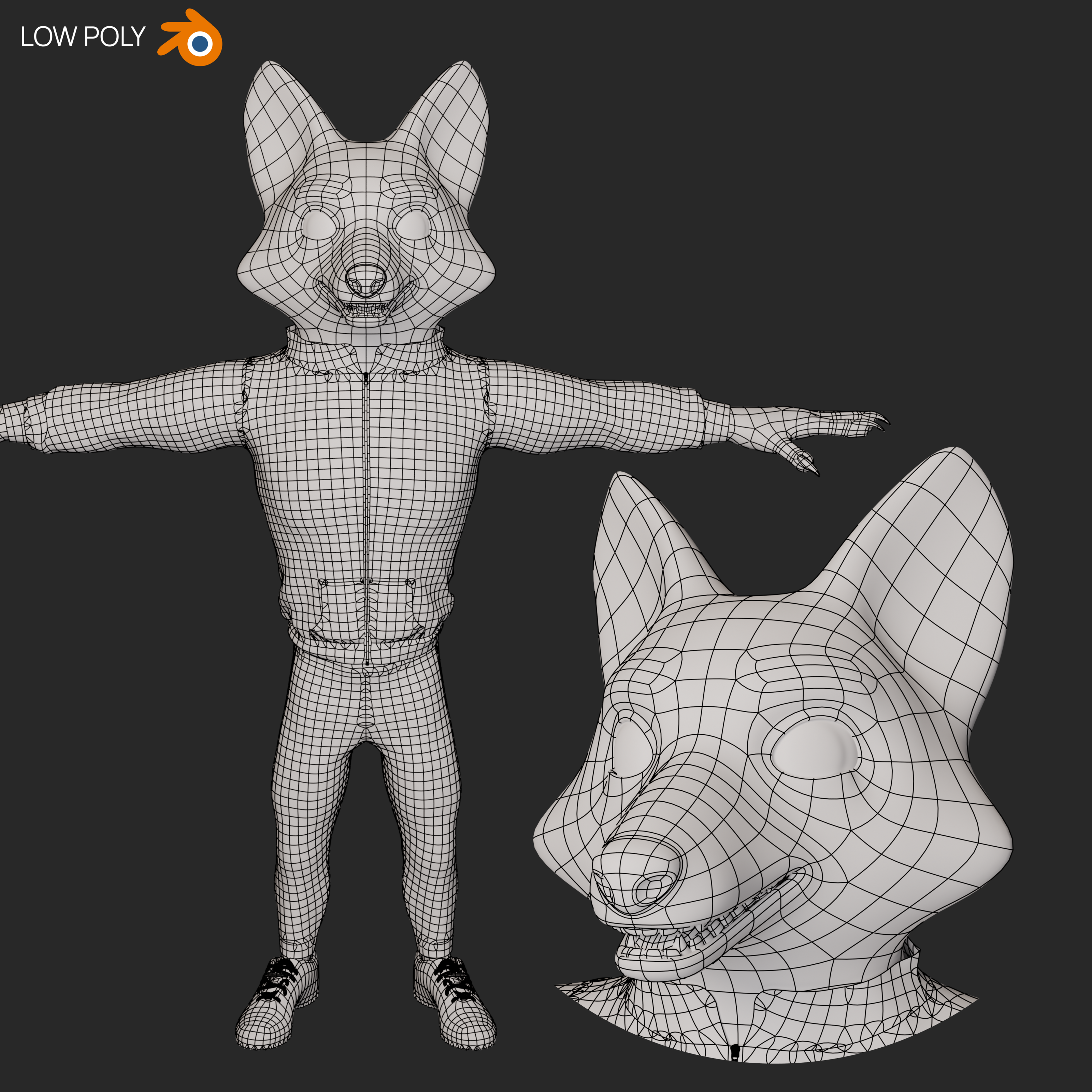Fox | 3D character — Изображение №8 — 3D на Dprofile