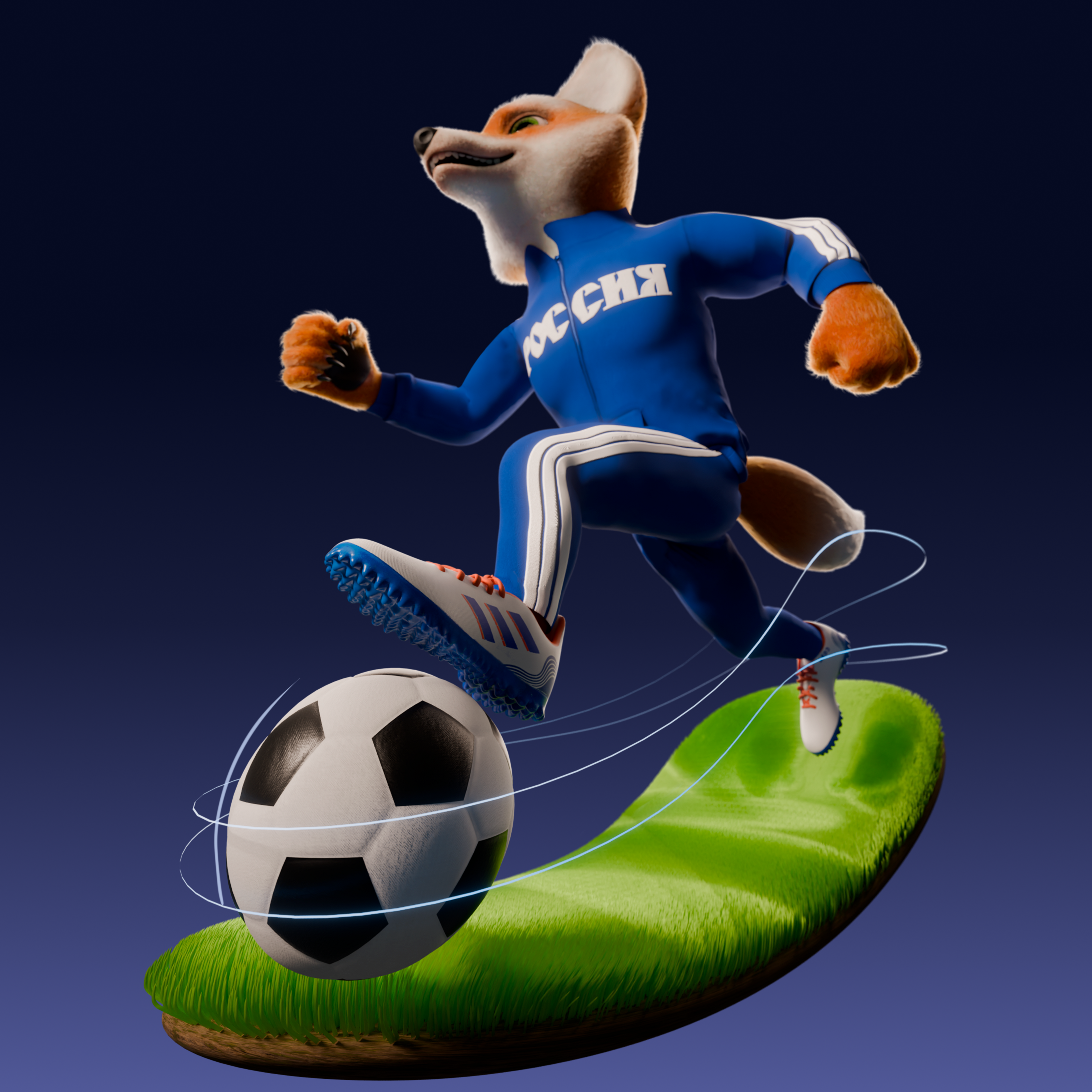 Fox | 3D character — Изображение №1 — 3D на Dprofile