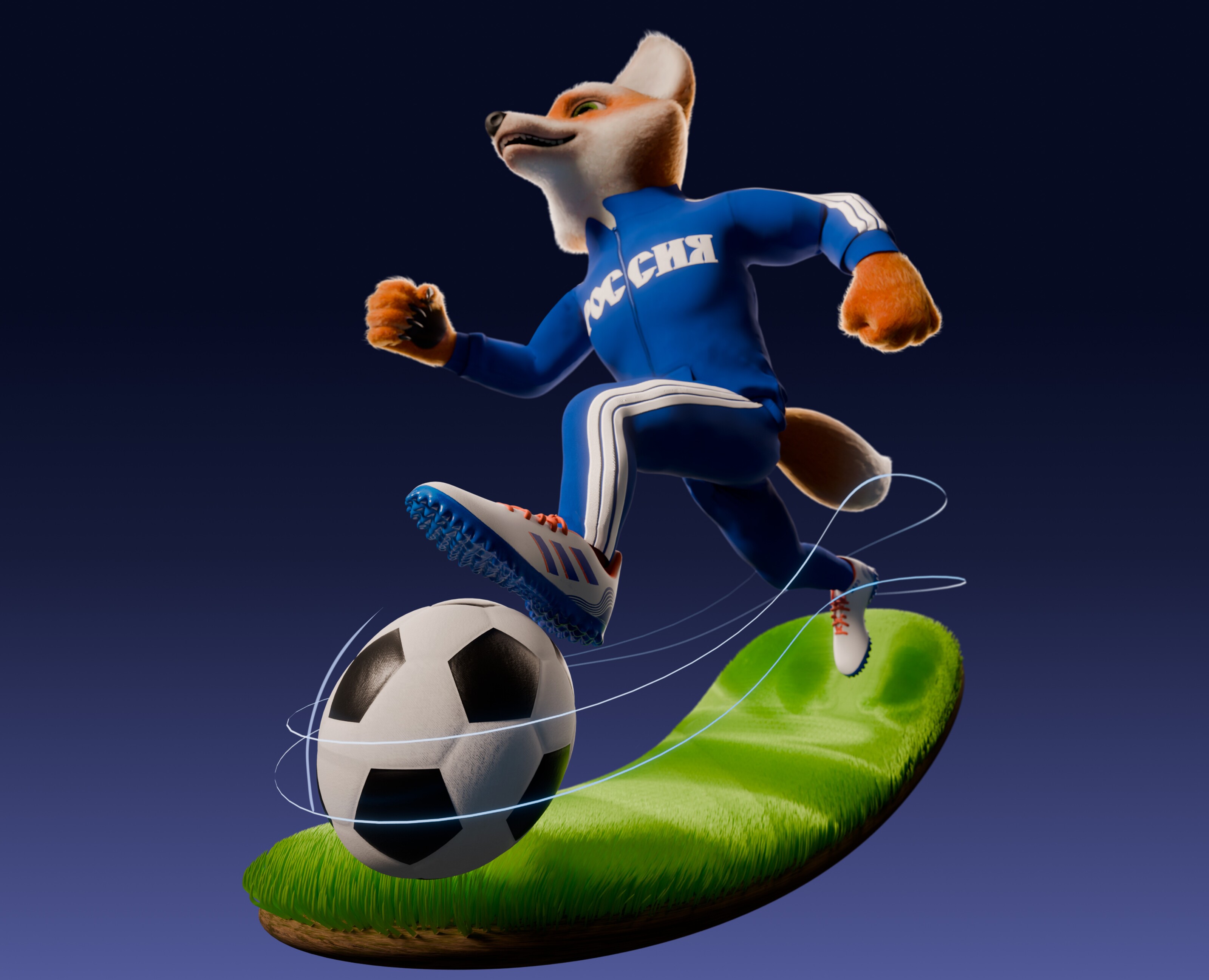 Fox | 3D character — 3D на Dprofile