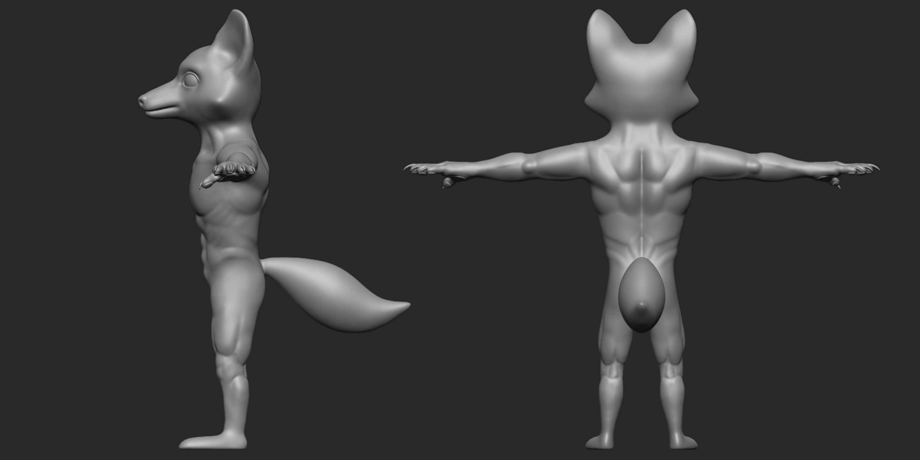Fox | 3D character — Изображение №6 — 3D на Dprofile
