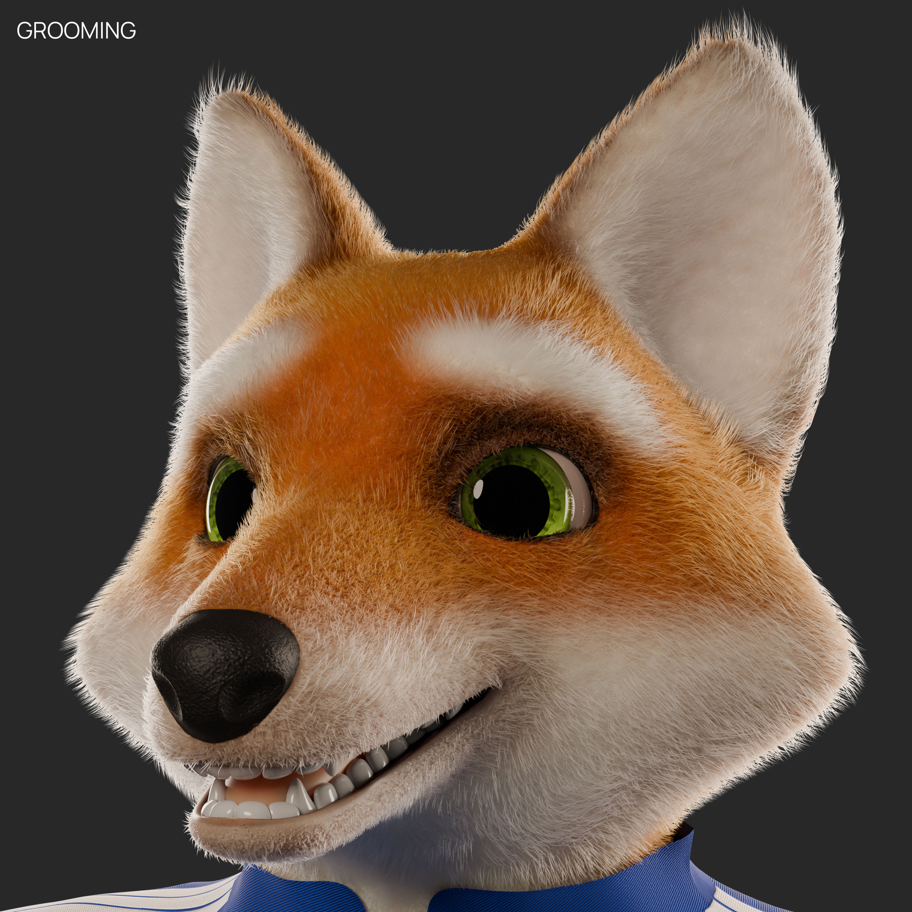 Fox | 3D character — Изображение №13 — 3D на Dprofile