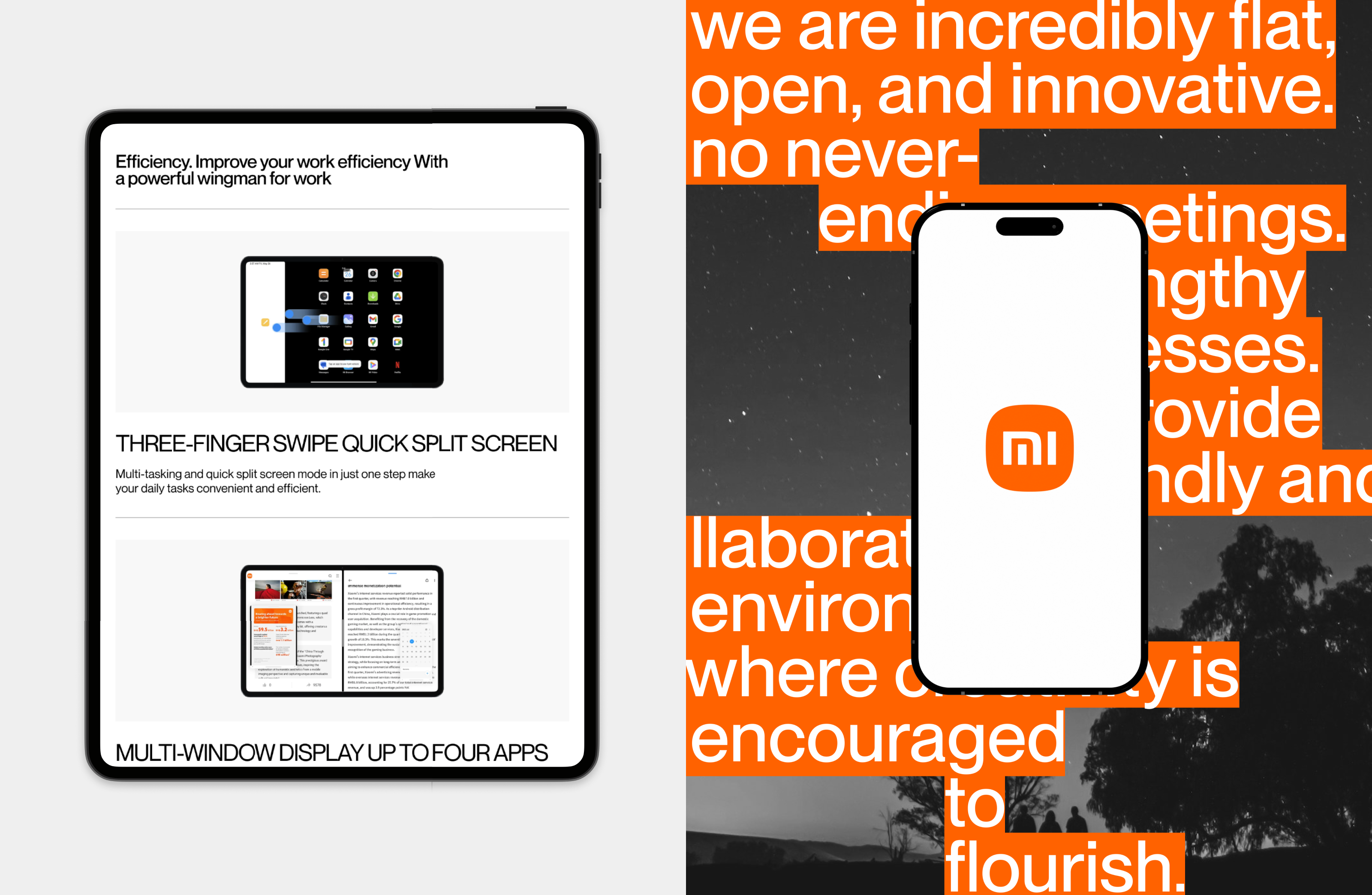 XIAOMI PAD 6 | Landing page redesign — Изображение №10 — Интерфейсы на Dprofile