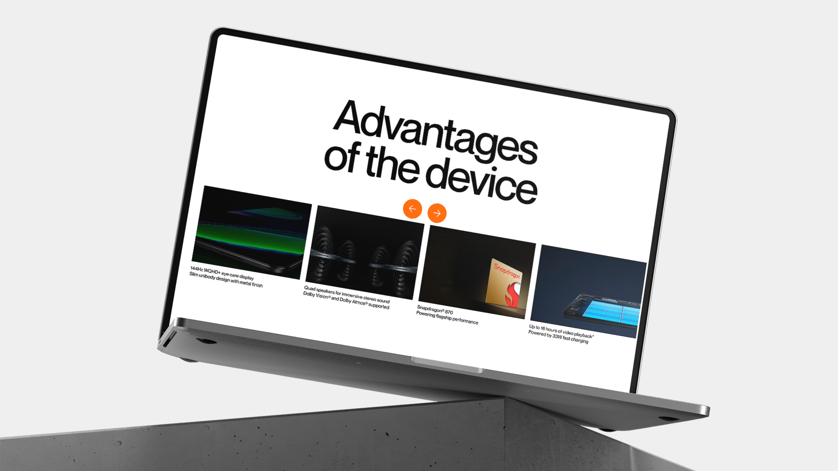 XIAOMI PAD 6 | Landing page redesign — Изображение №3 — Интерфейсы на Dprofile