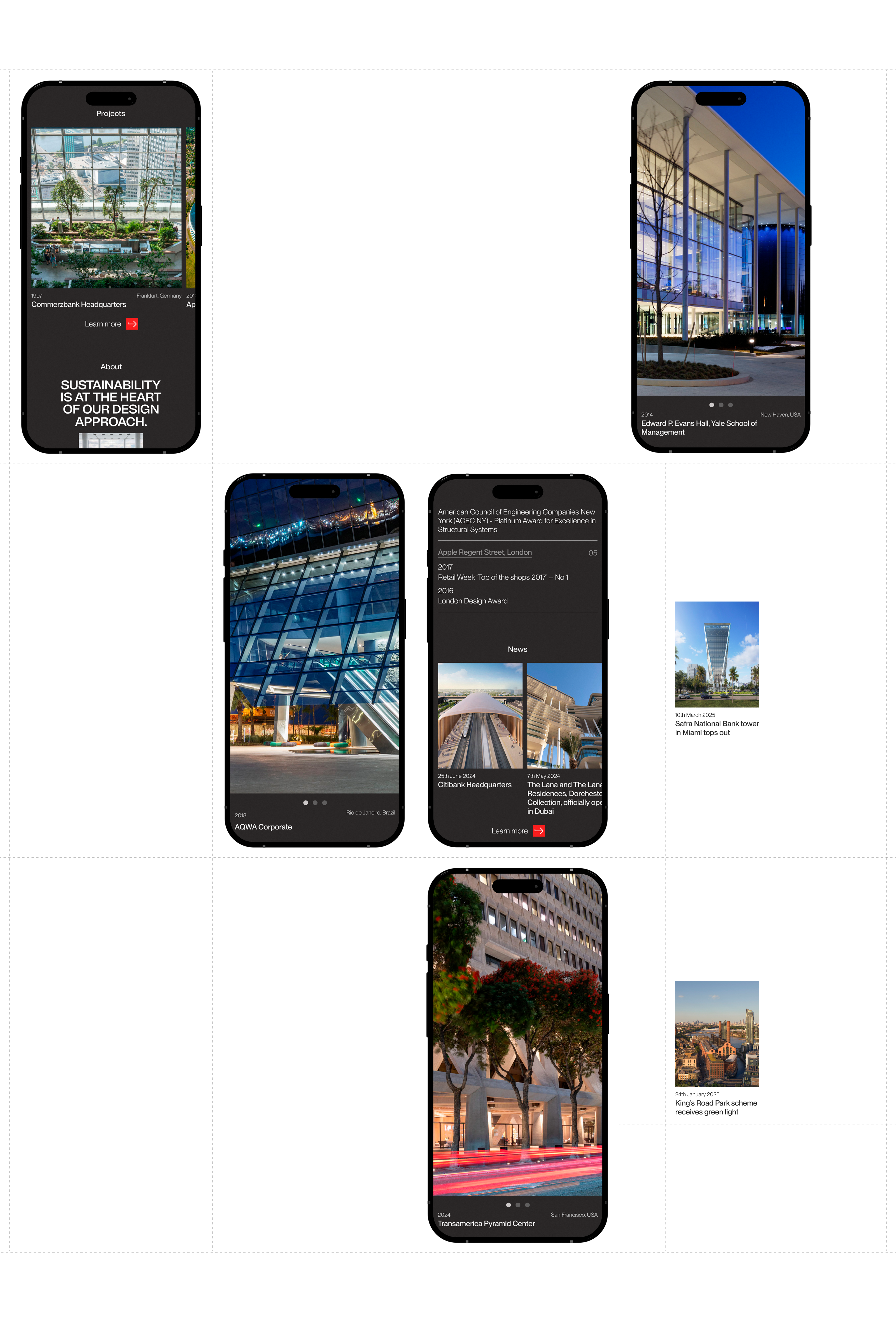 Foster and Partners | Corporate website redesign — Изображение №3 — Интерфейсы на Dprofile