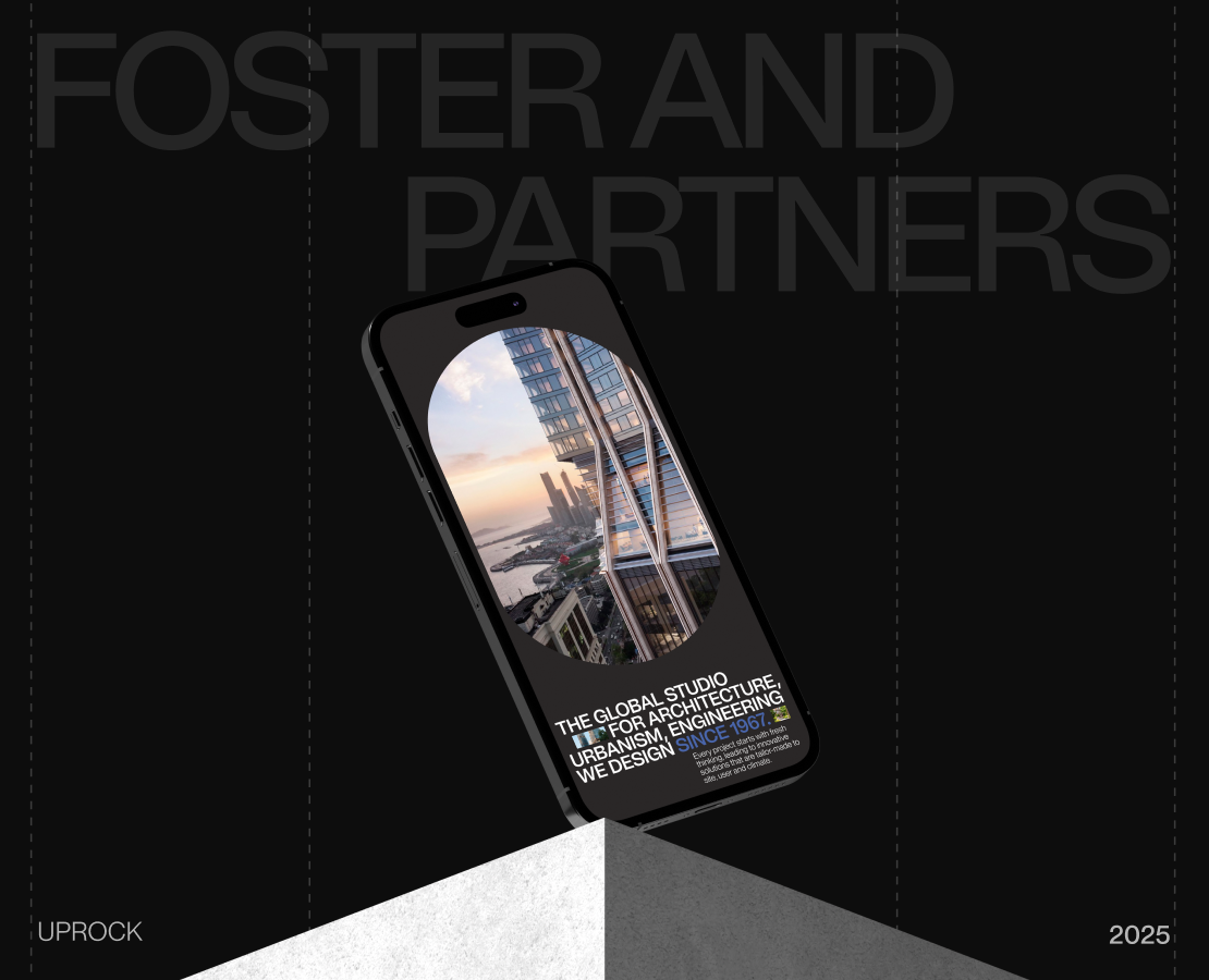 Foster and Partners | Corporate website redesign — Интерфейсы на Dprofile