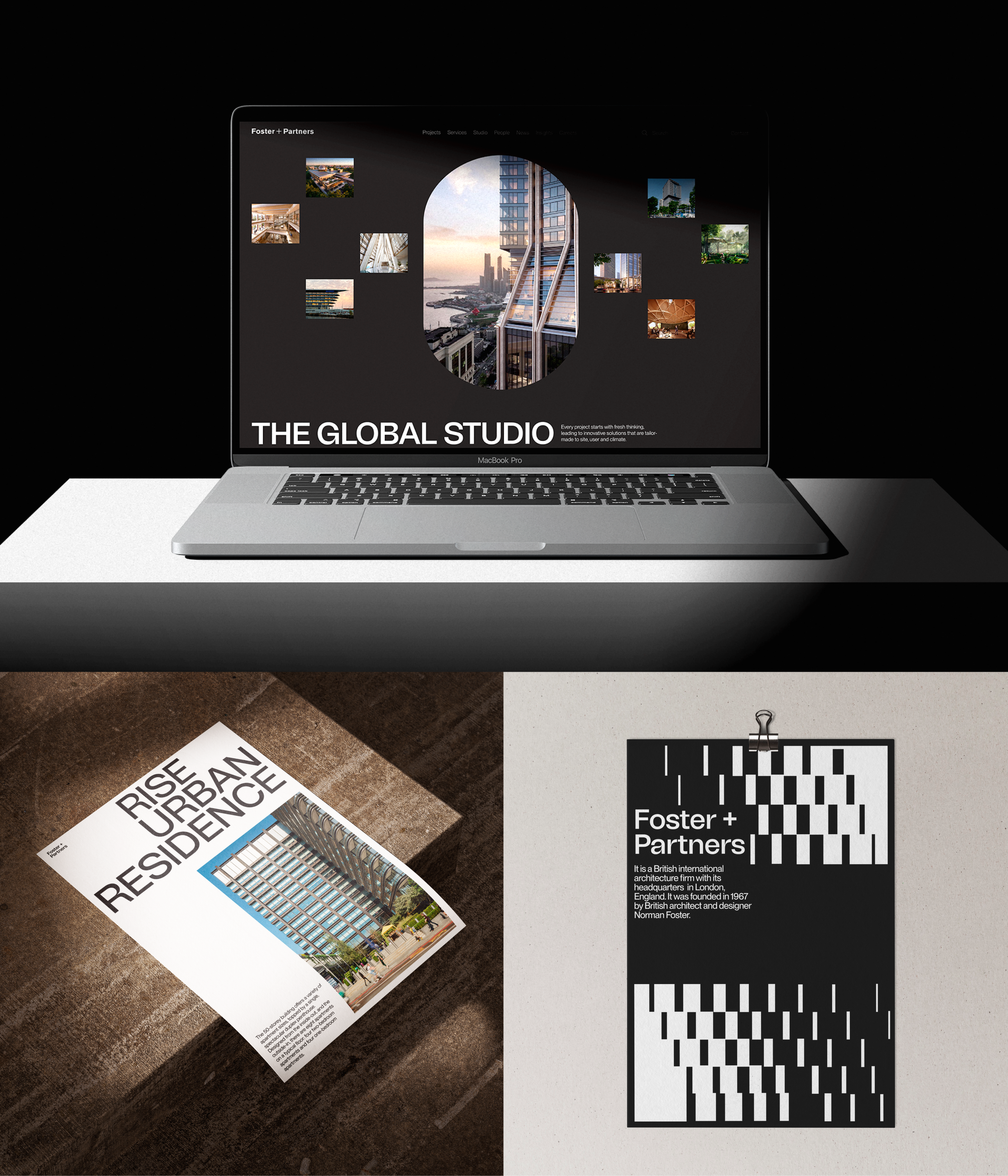 Foster and Partners | Corporate website redesign — Изображение №4 — Интерфейсы на Dprofile