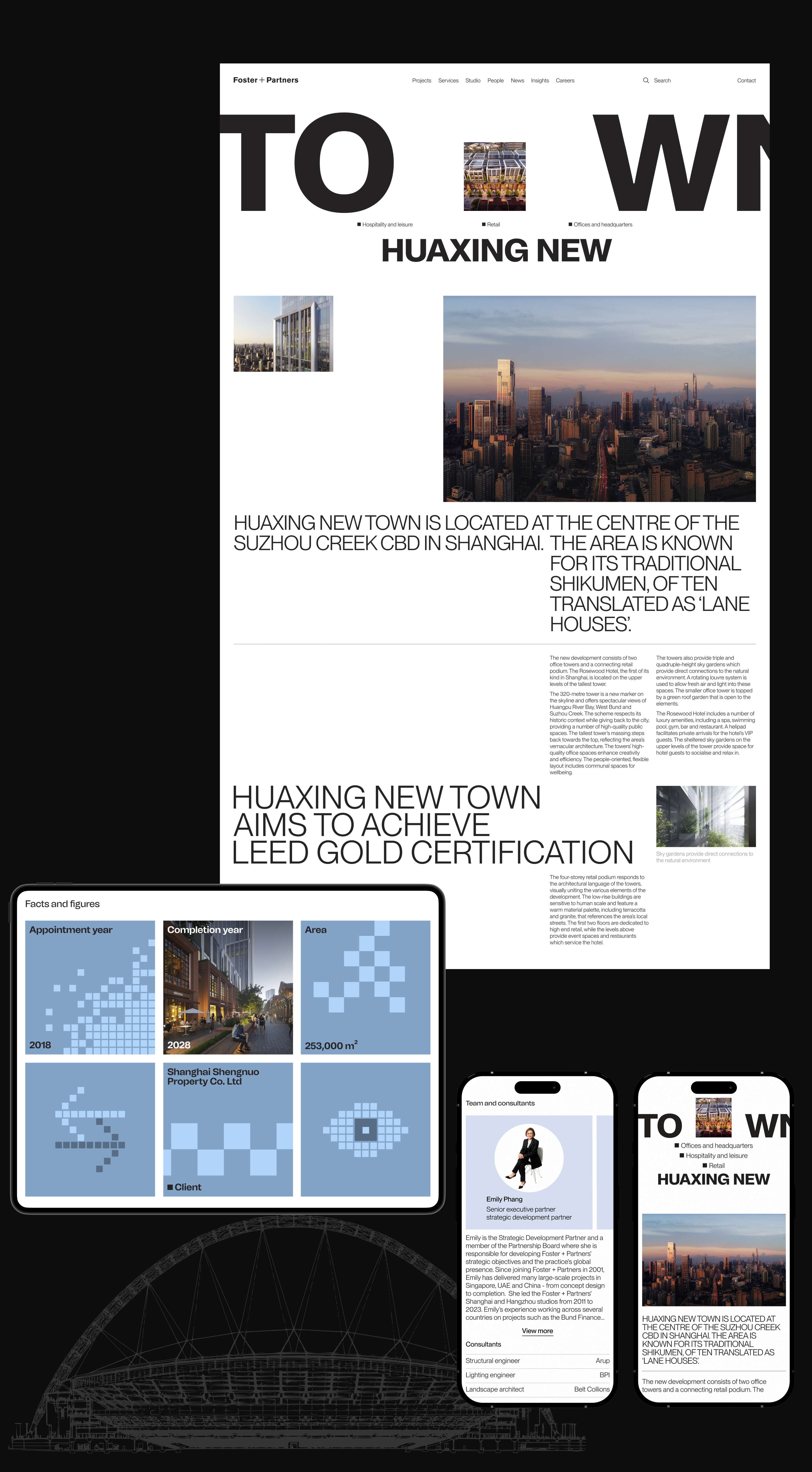 Foster and Partners | Corporate website redesign — Изображение №7 — Интерфейсы на Dprofile
