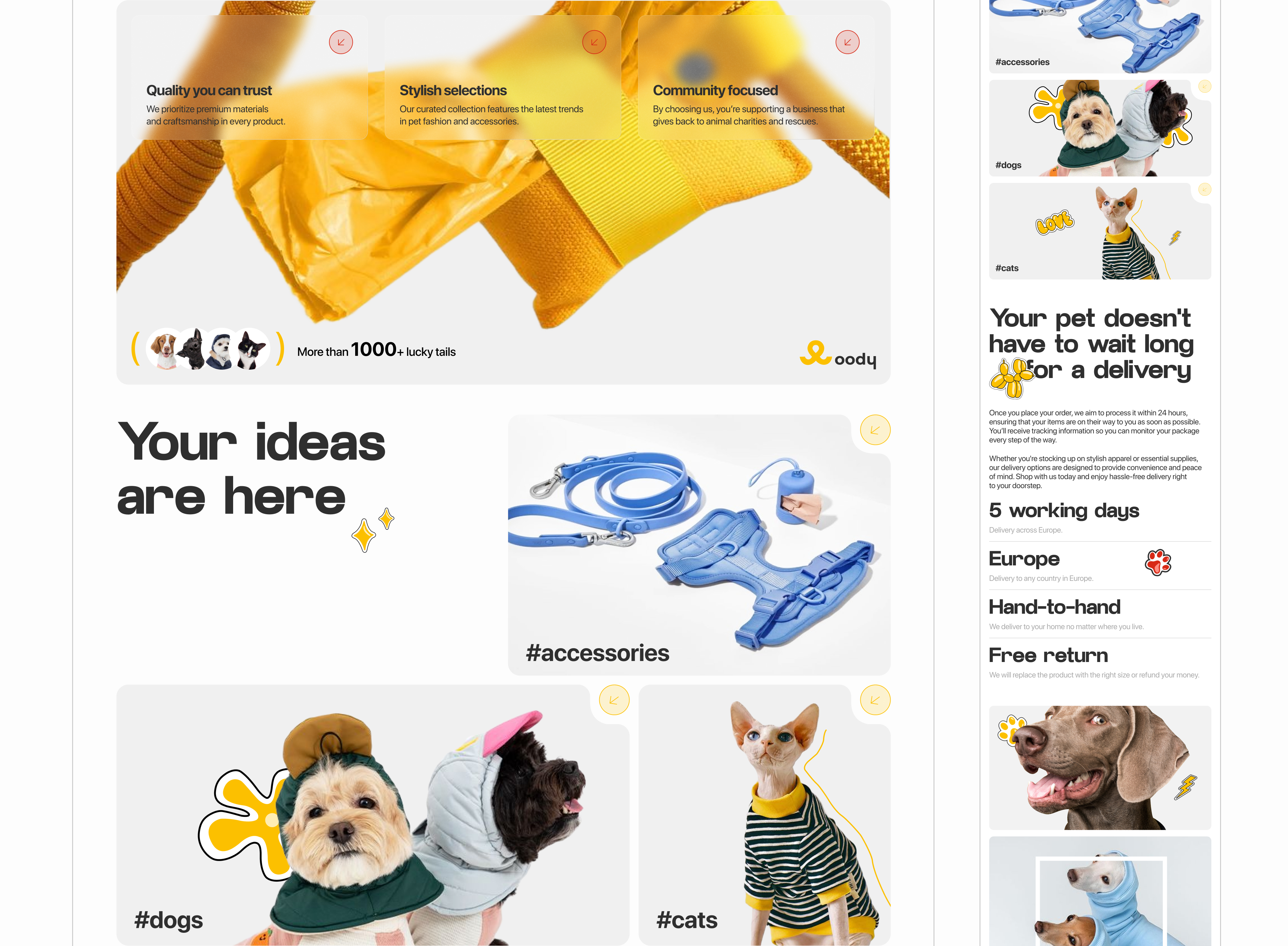 Woody | UI/UX — Изображение №9 — Интерфейсы, Брендинг на Dprofile