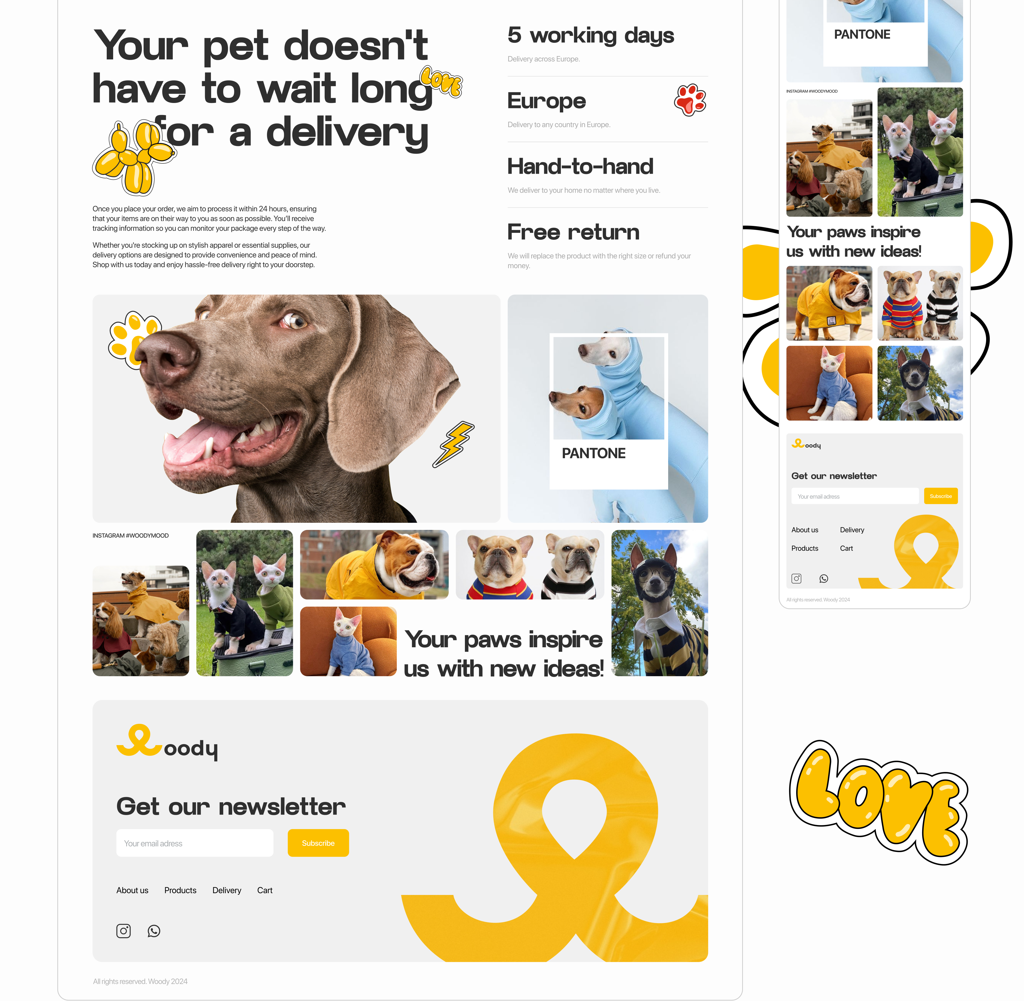 Woody | UI/UX — Изображение №10 — Интерфейсы, Брендинг на Dprofile