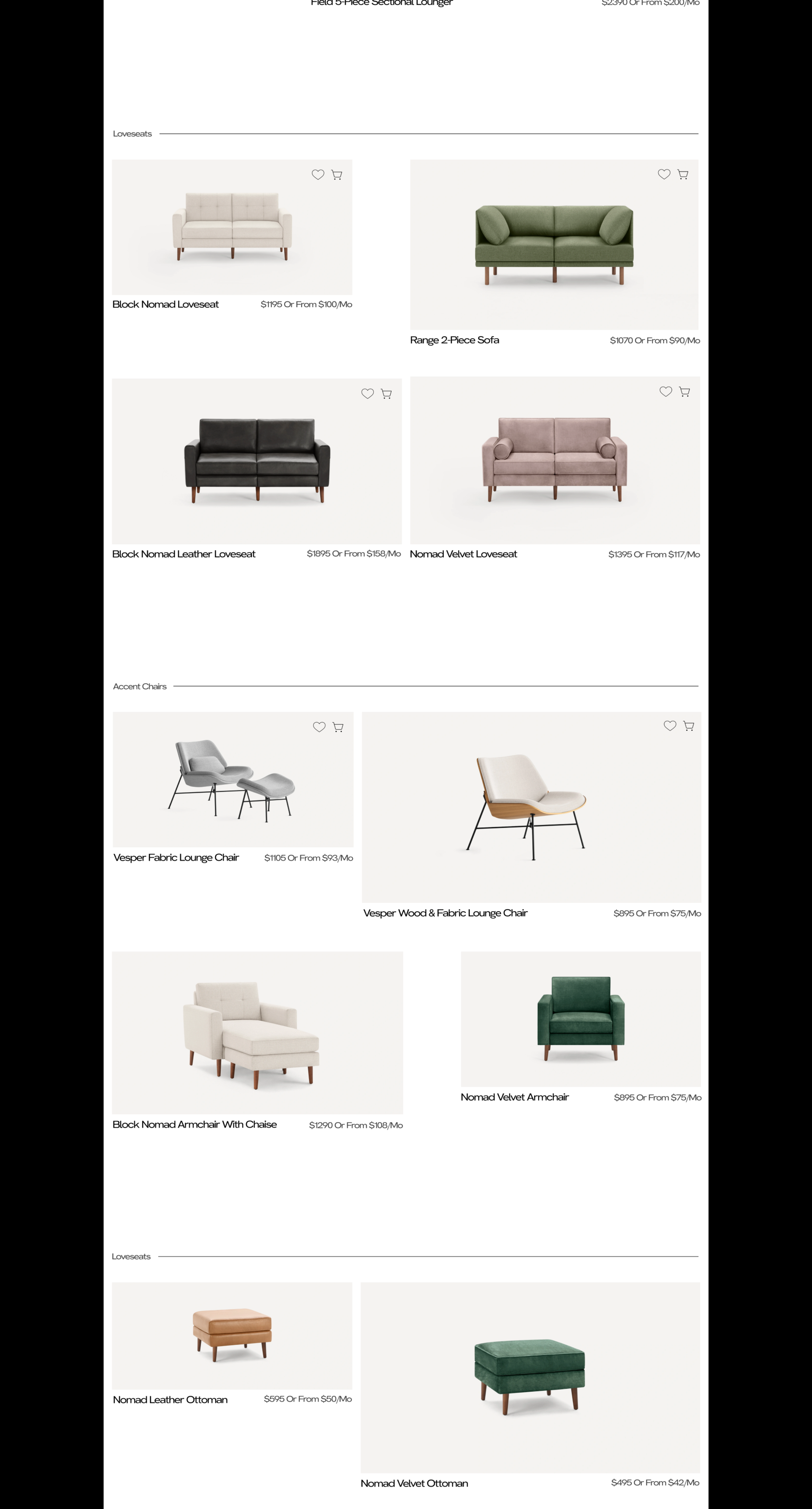 Redesign website | BURROW — Изображение №5 — Интерфейсы, Маркетинг на Dprofile