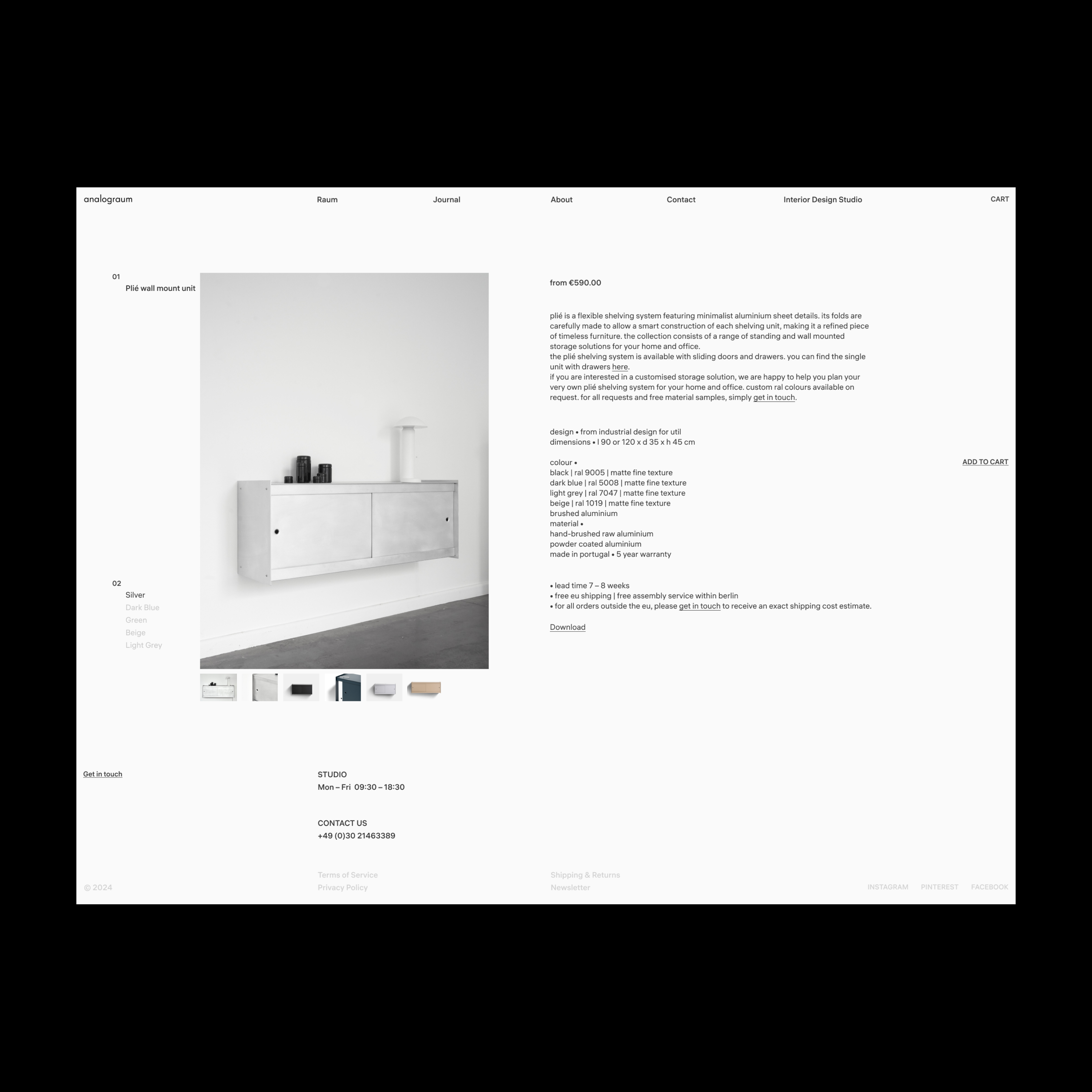 Analograum UI & identity — Изображение №4 — Интерфейсы, Брендинг на Dprofile