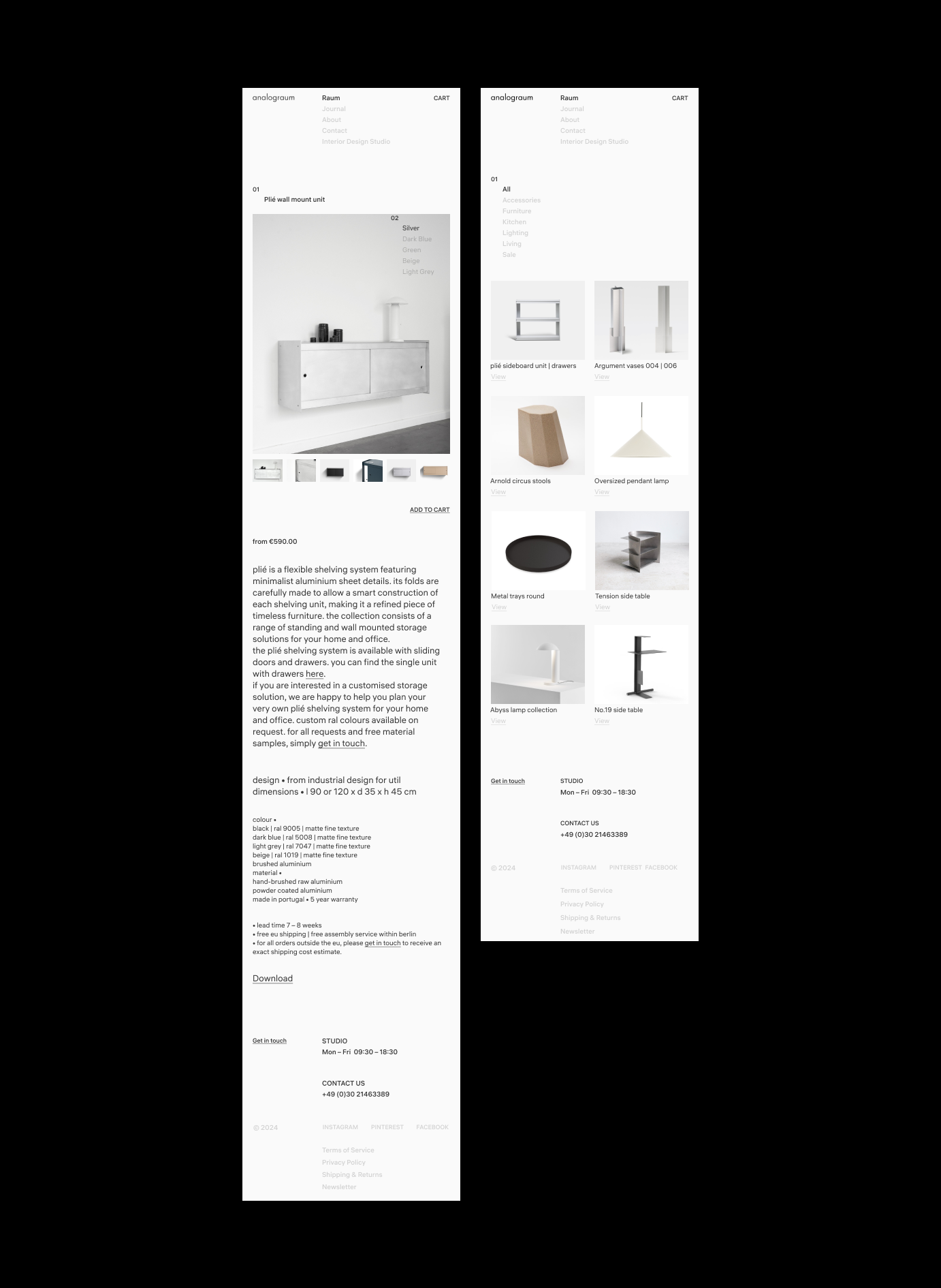 Analograum UI & identity — Изображение №5 — Интерфейсы, Брендинг на Dprofile