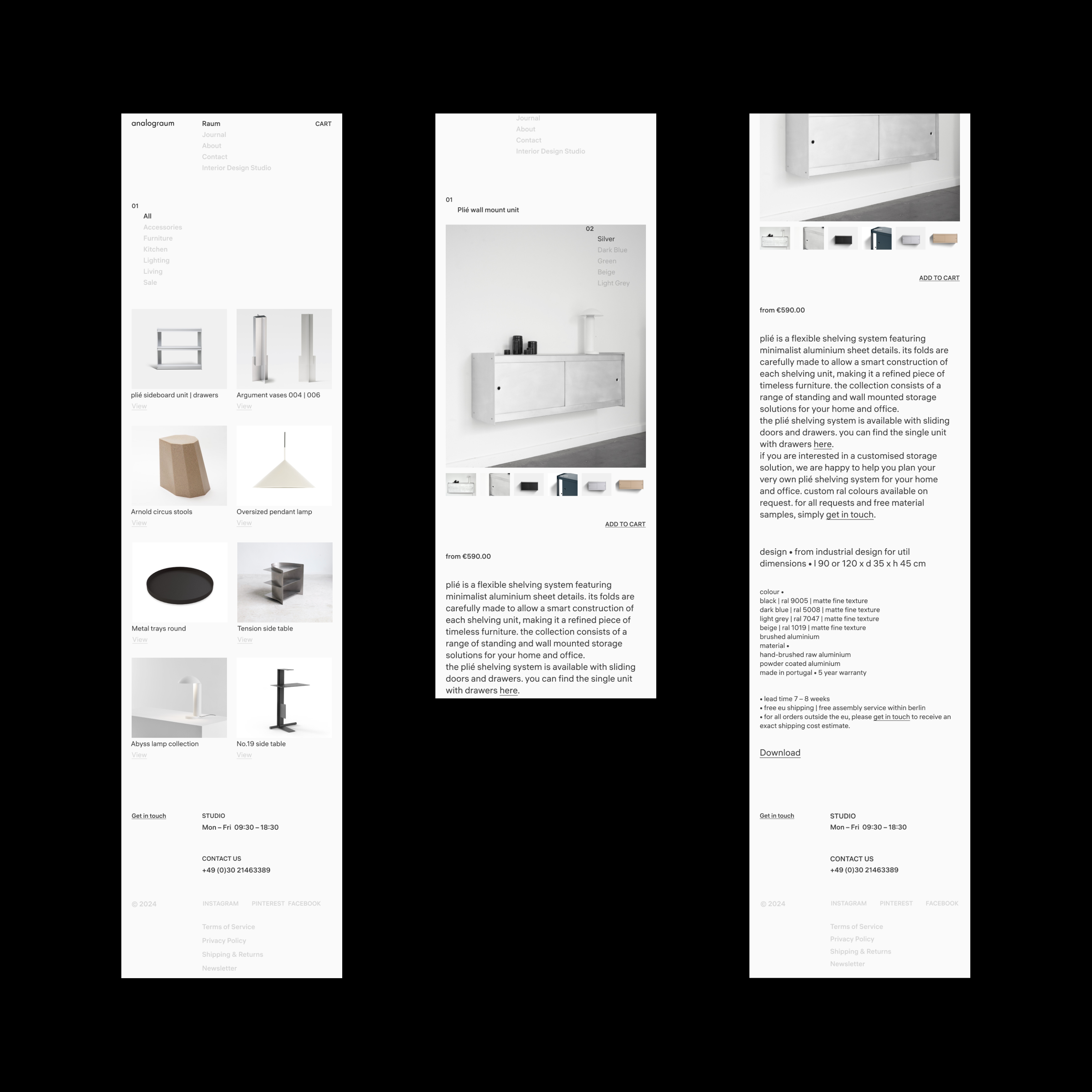 Analograum UI & identity — Изображение №2 — Интерфейсы, Брендинг на Dprofile