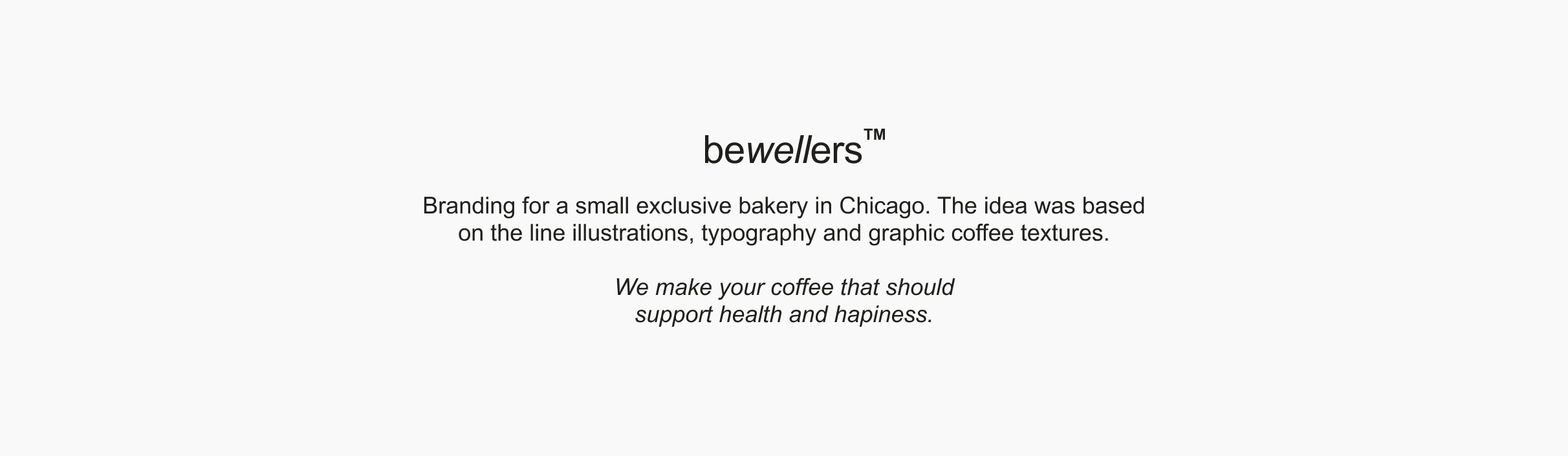 BEWELLERS CAFE | BRANDING — Изображение №2 — Брендинг, Графика на Dprofile