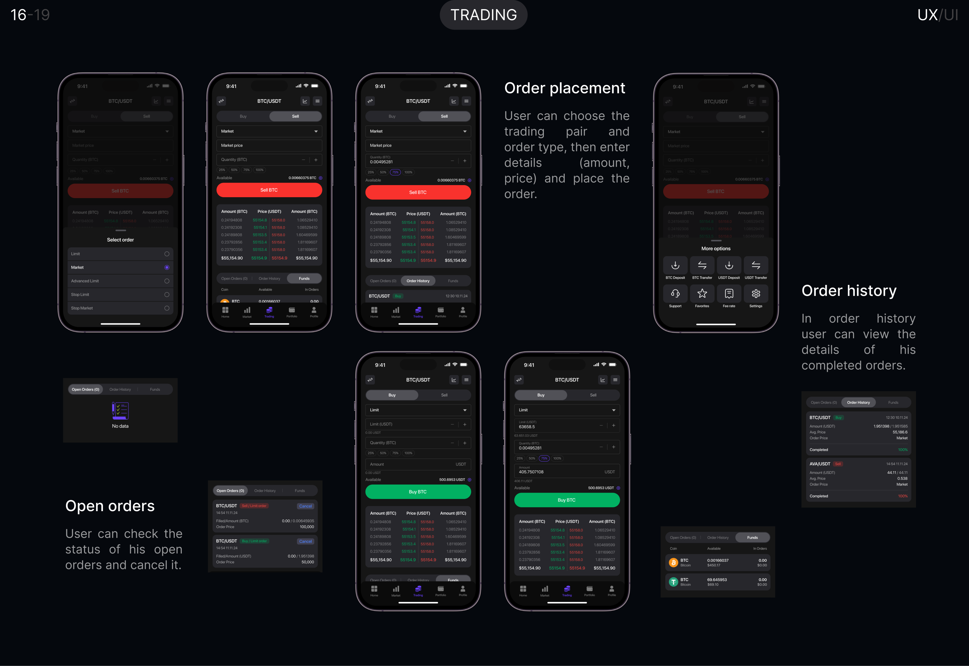 STARBIT Crypto Exchange | Mobile App — Изображение №21 — Интерфейсы на Dprofile