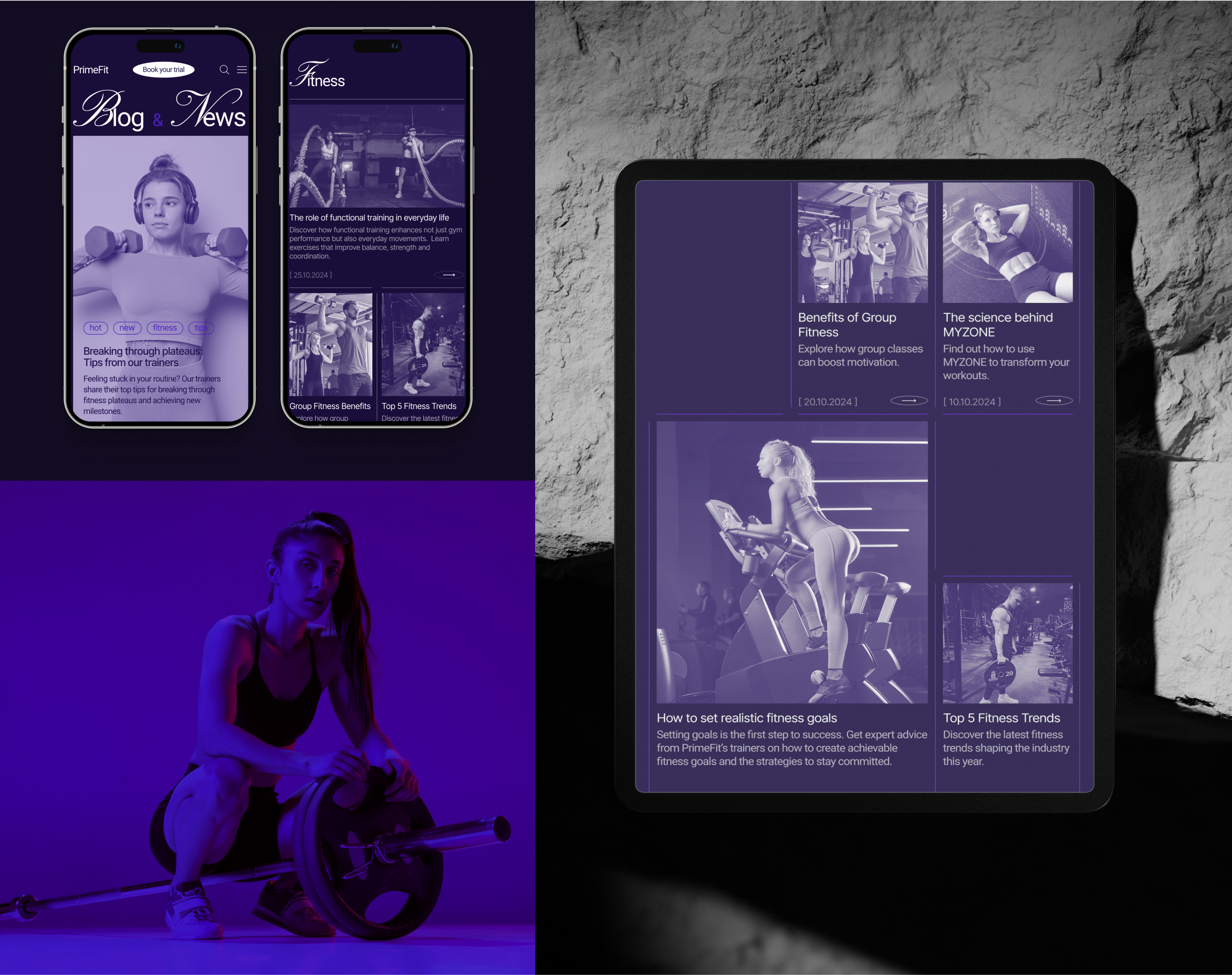 PrimeFit Club | Corporate Website — Изображение №16 — Интерфейсы на Dprofile