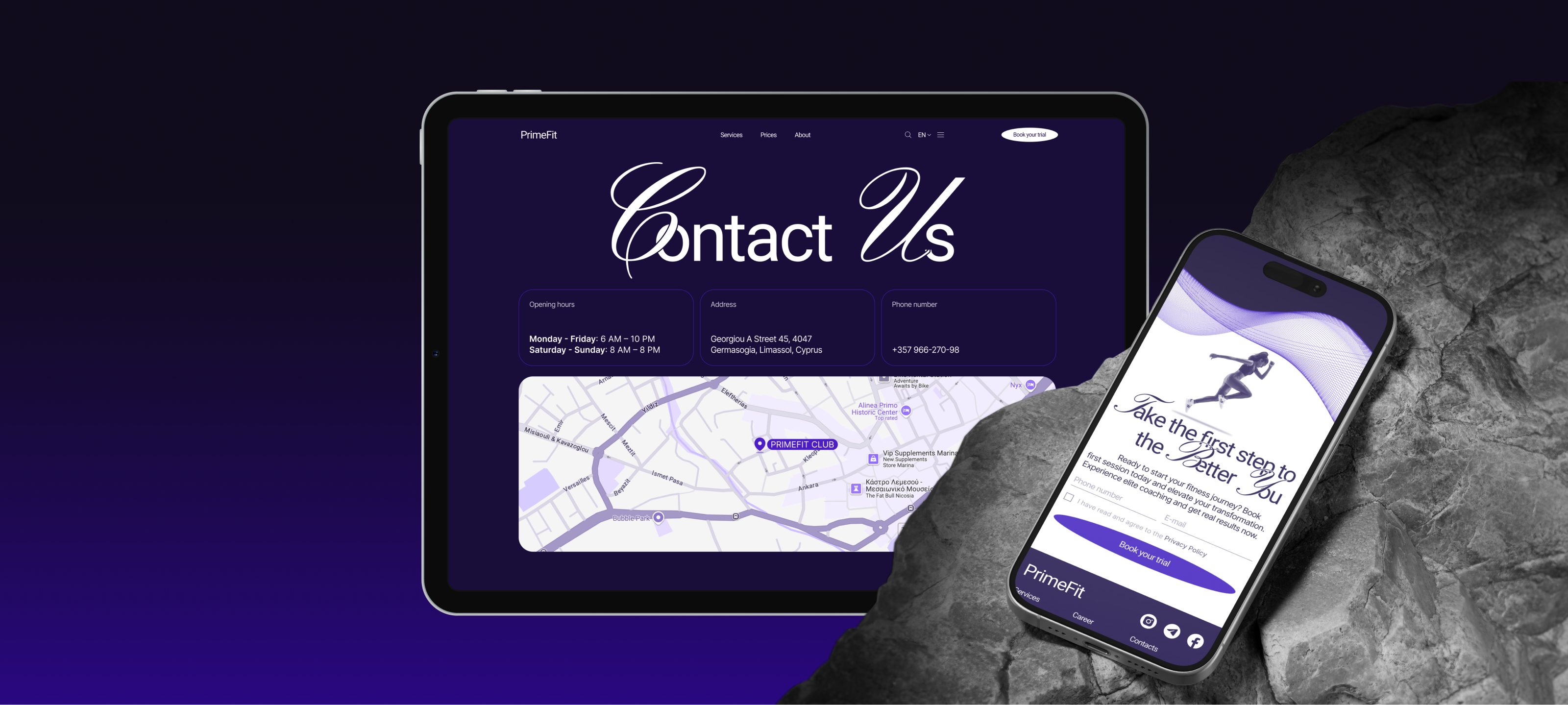 PrimeFit Club | Corporate Website — Изображение №18 — Интерфейсы на Dprofile