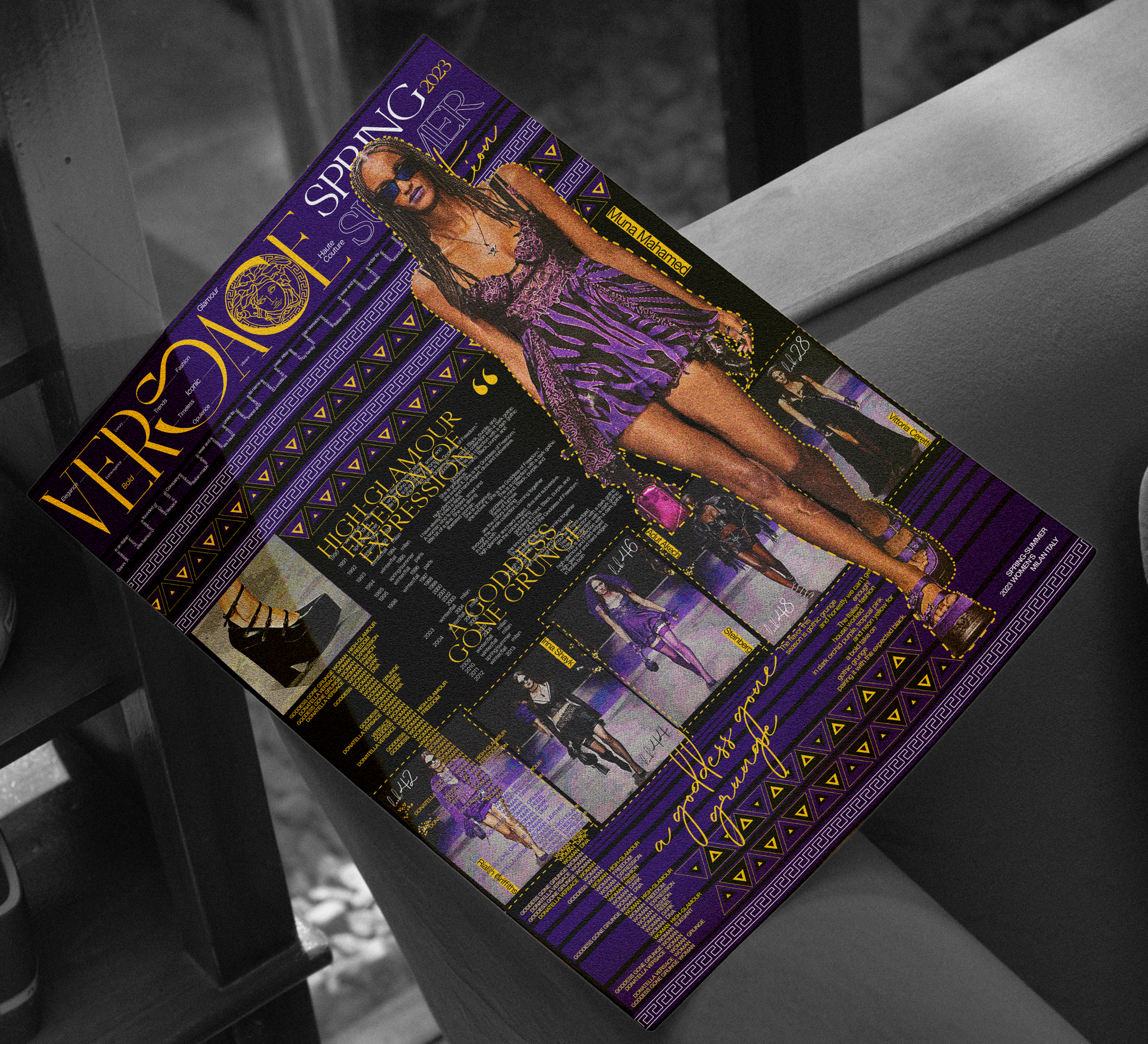 VERSACE | Fashion Poster Collection — Изображение №9 — Графика на Dprofile