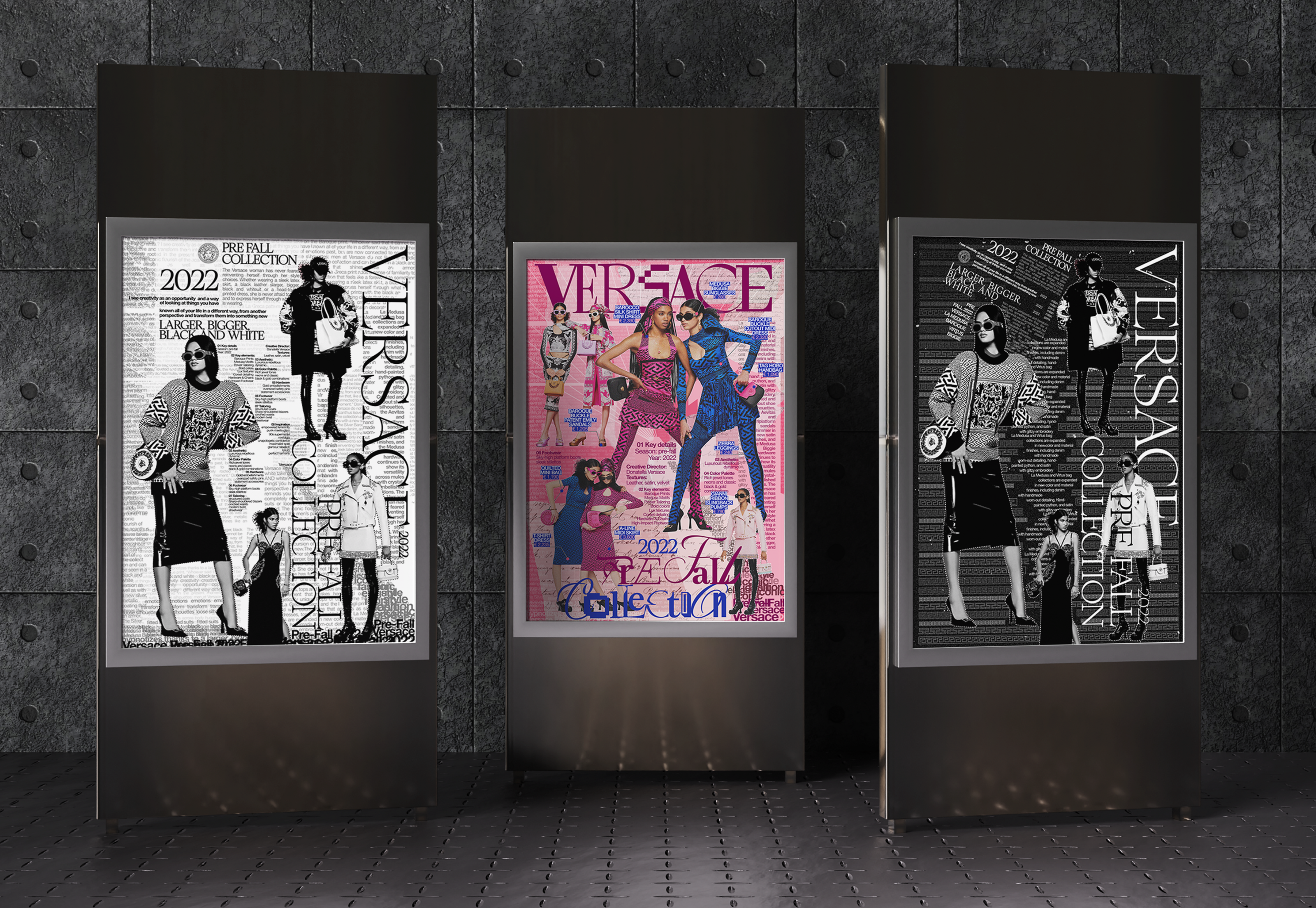 VERSACE | Fashion Poster Collection — Изображение №7 — Графика на Dprofile