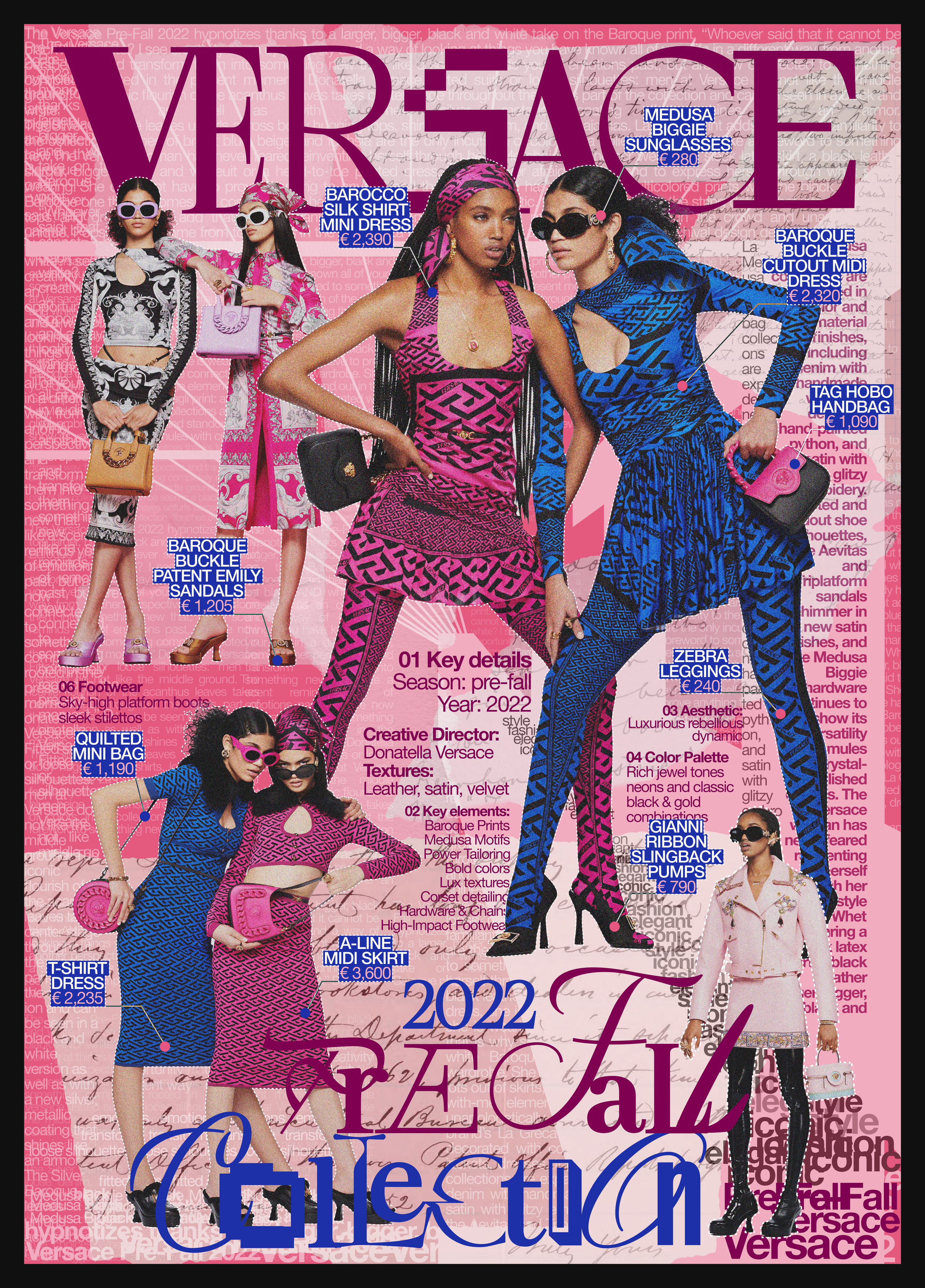 VERSACE | Fashion Poster Collection — Изображение №6 — Графика на Dprofile