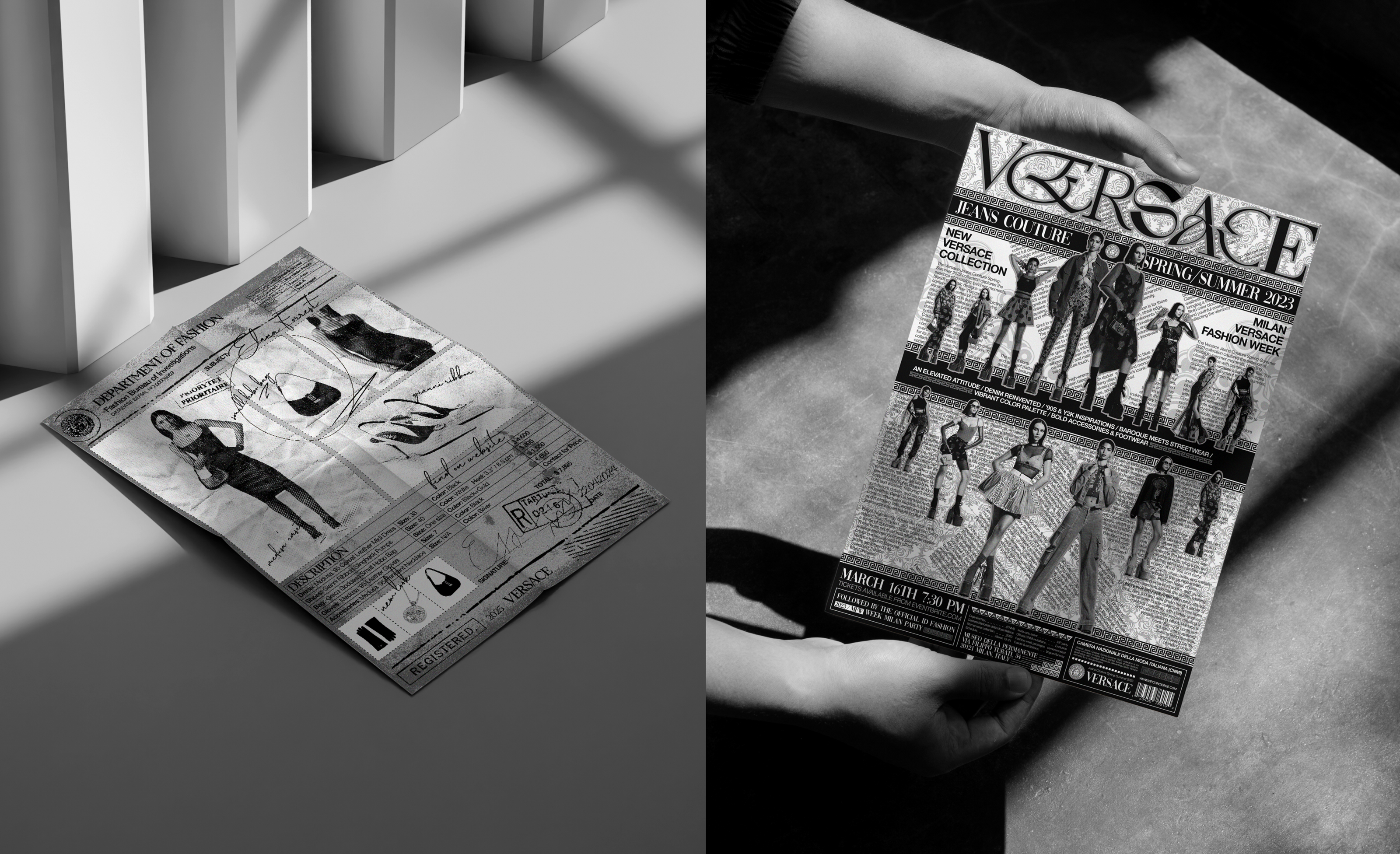 VERSACE | Fashion Poster Collection — Изображение №15 — Графика на Dprofile