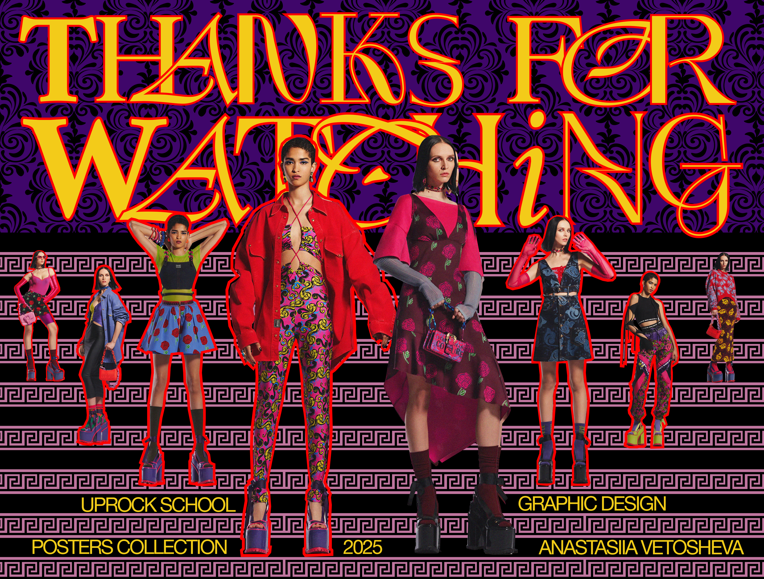 VERSACE | Fashion Poster Collection — Изображение №20 — Графика на Dprofile