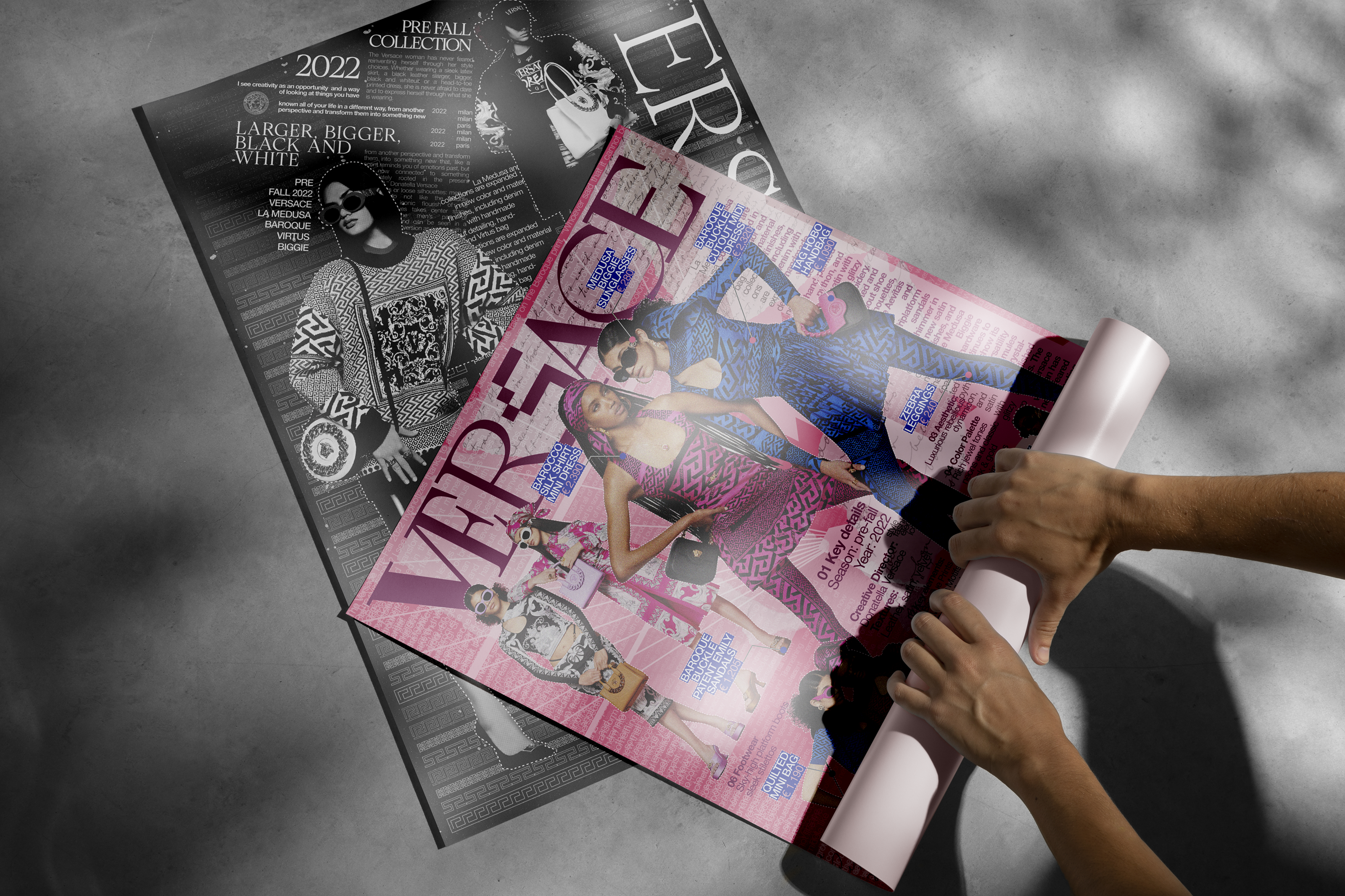 VERSACE | Fashion Poster Collection — Изображение №5 — Графика на Dprofile