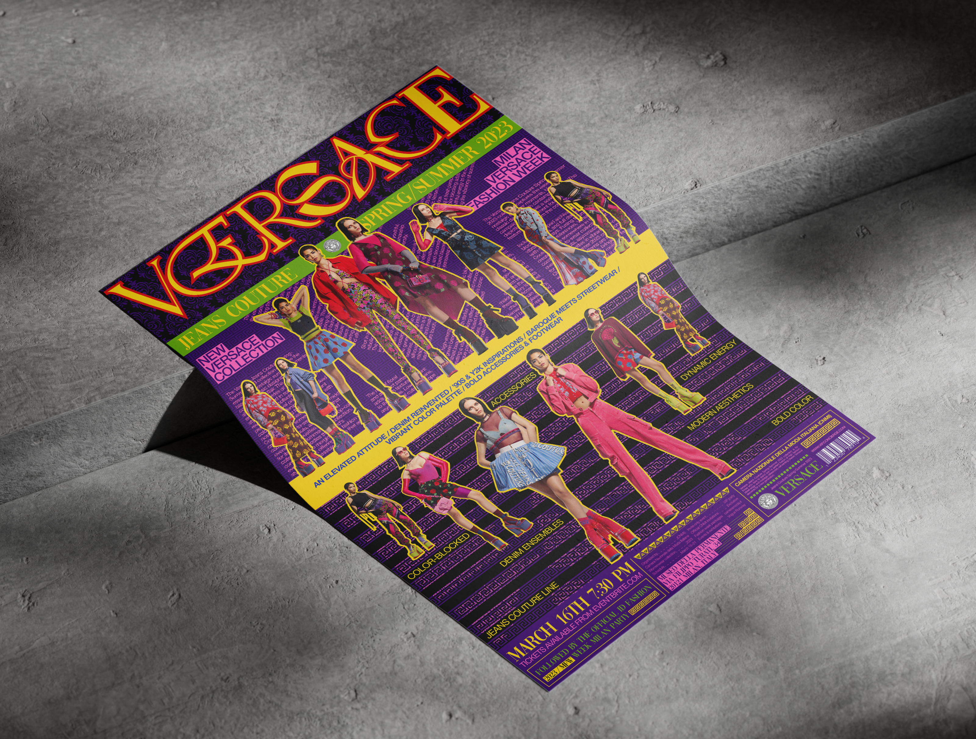 VERSACE | Fashion Poster Collection — Изображение №12 — Графика на Dprofile