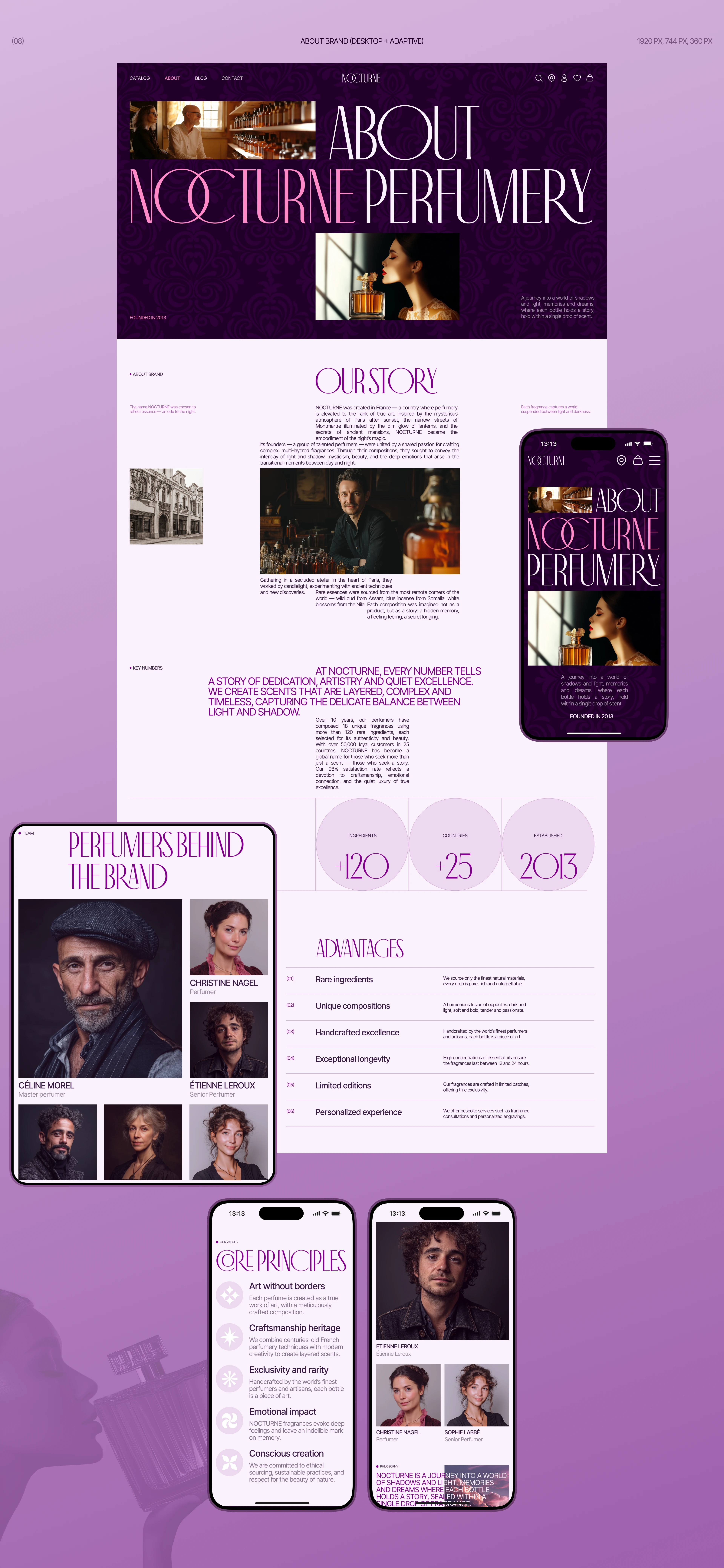 NOCTURNE | E-Commerce — Изображение №16 — Интерфейсы на Dprofile