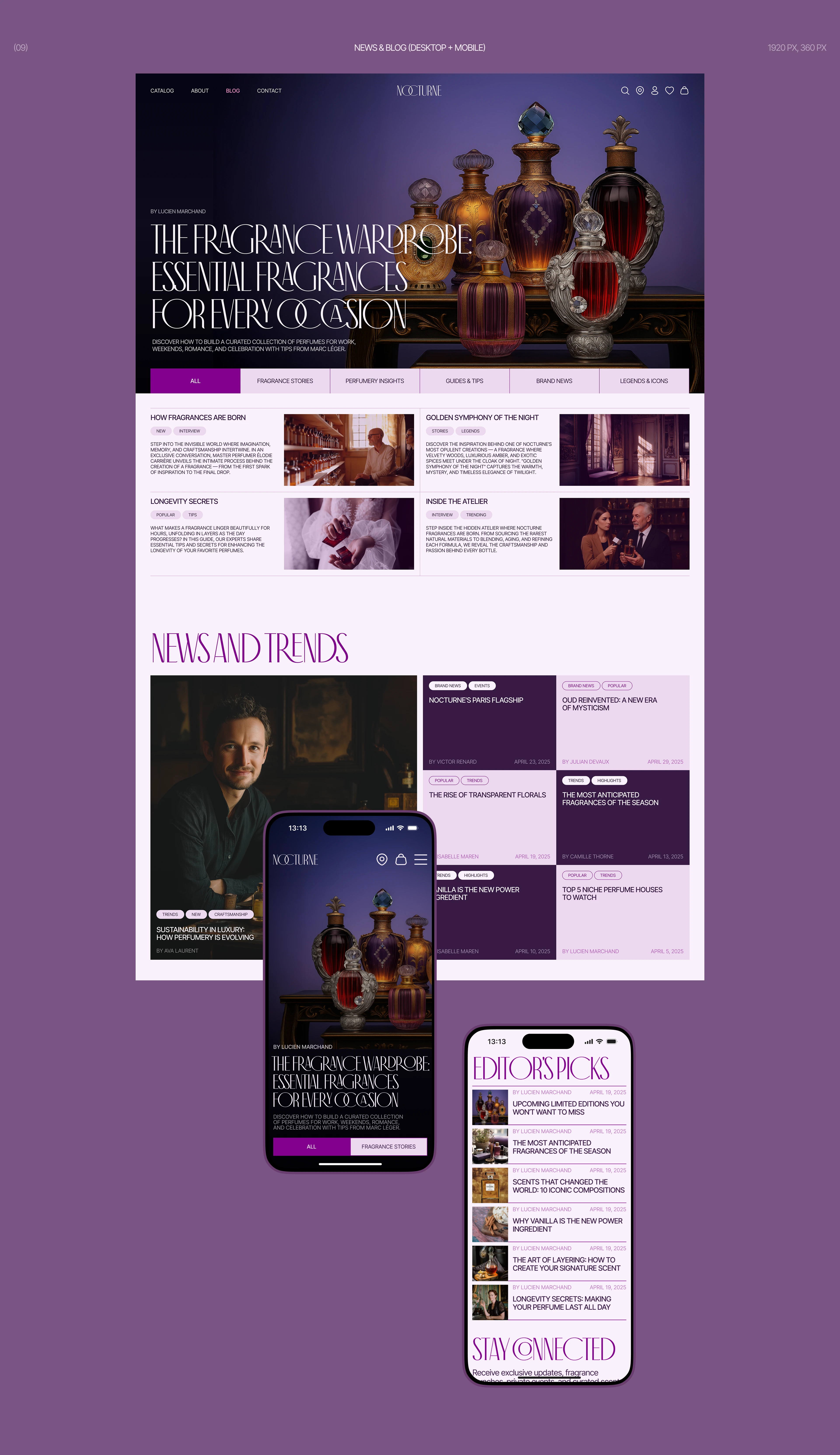 NOCTURNE | E-Commerce — Изображение №19 — Интерфейсы на Dprofile