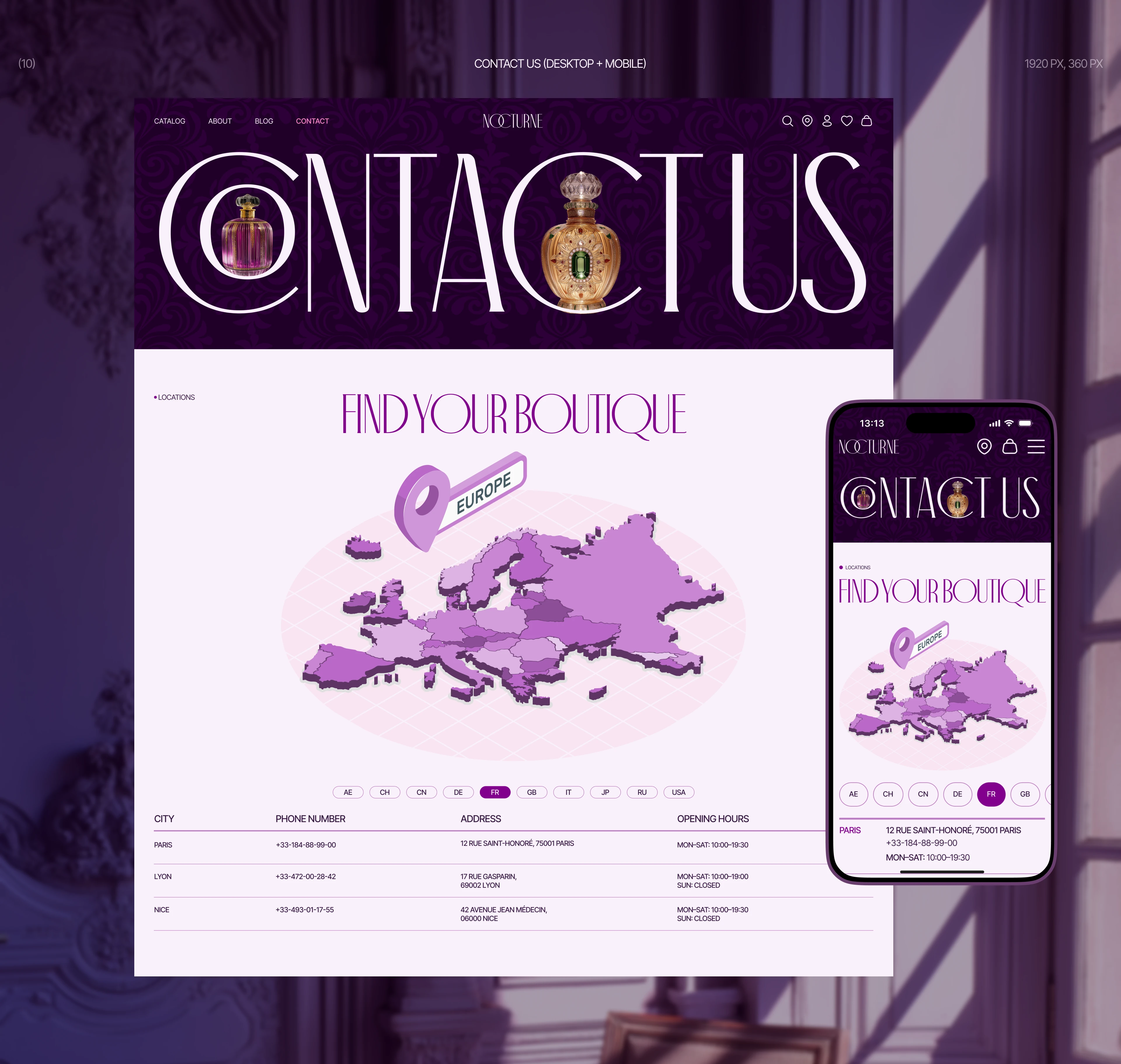 NOCTURNE | E-Commerce — Изображение №21 — Интерфейсы на Dprofile