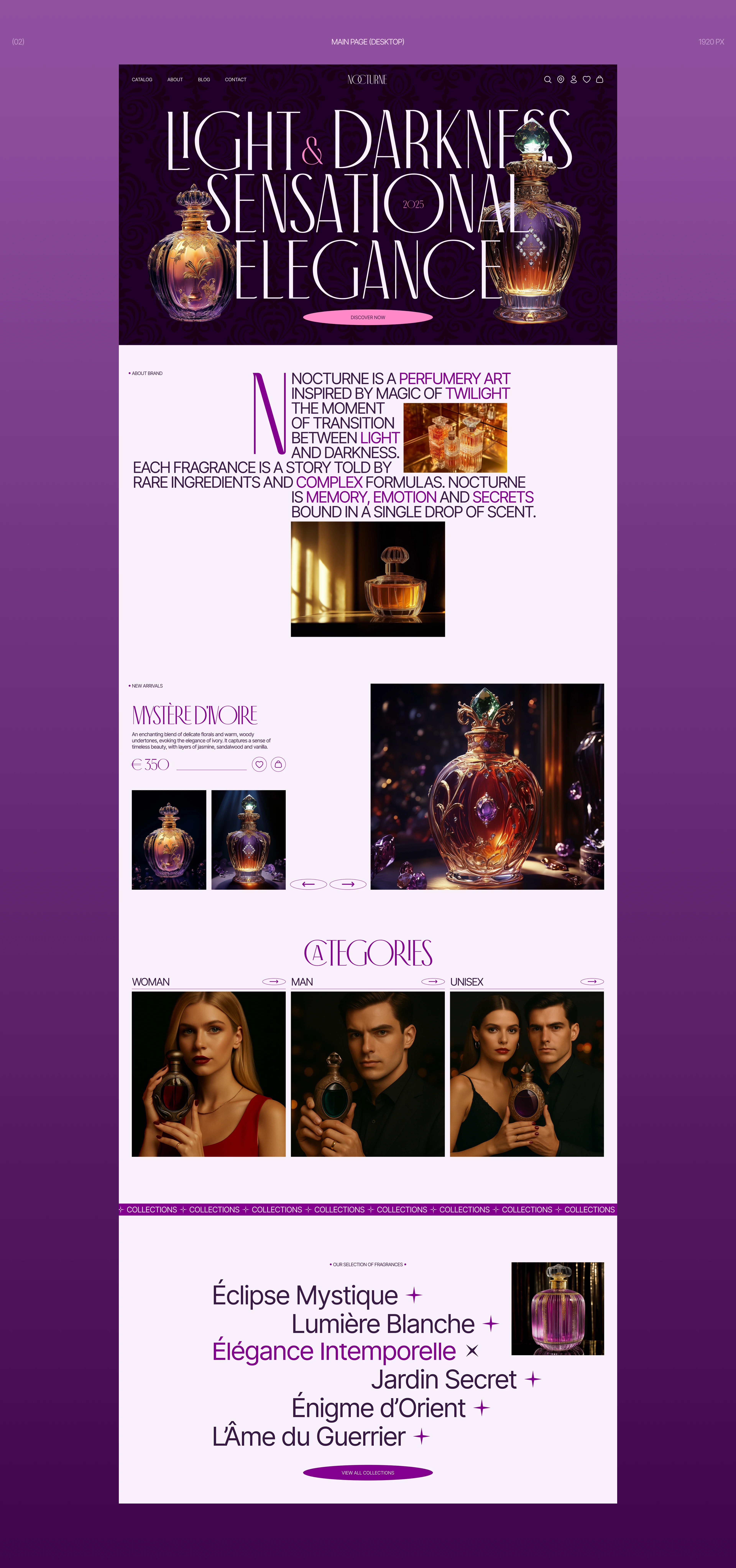 NOCTURNE | E-Commerce — Изображение №3 — Интерфейсы на Dprofile