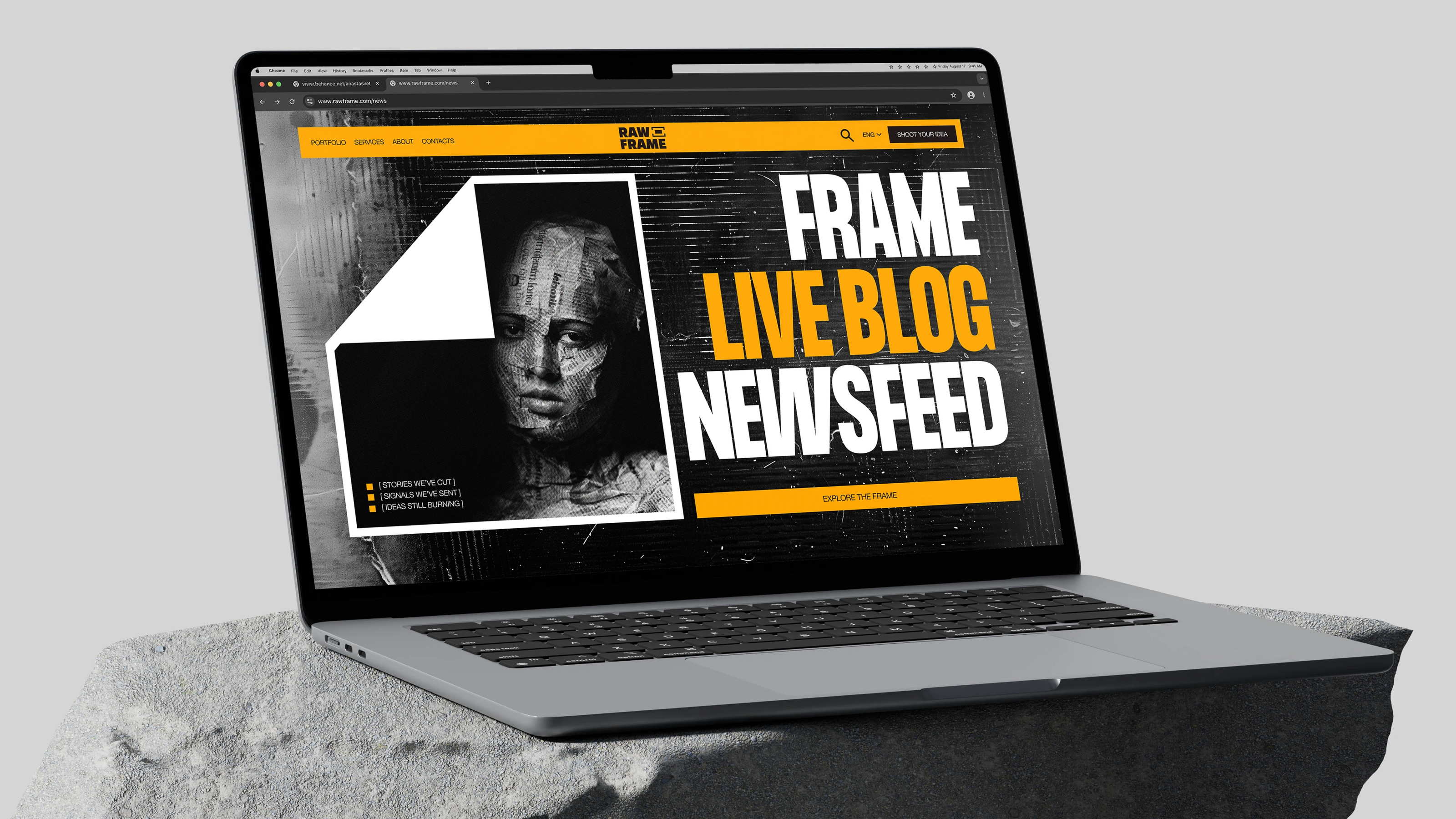 RAW FRAME | Corporate Website Design — Изображение №12 — Интерфейсы, Брендинг на Dprofile