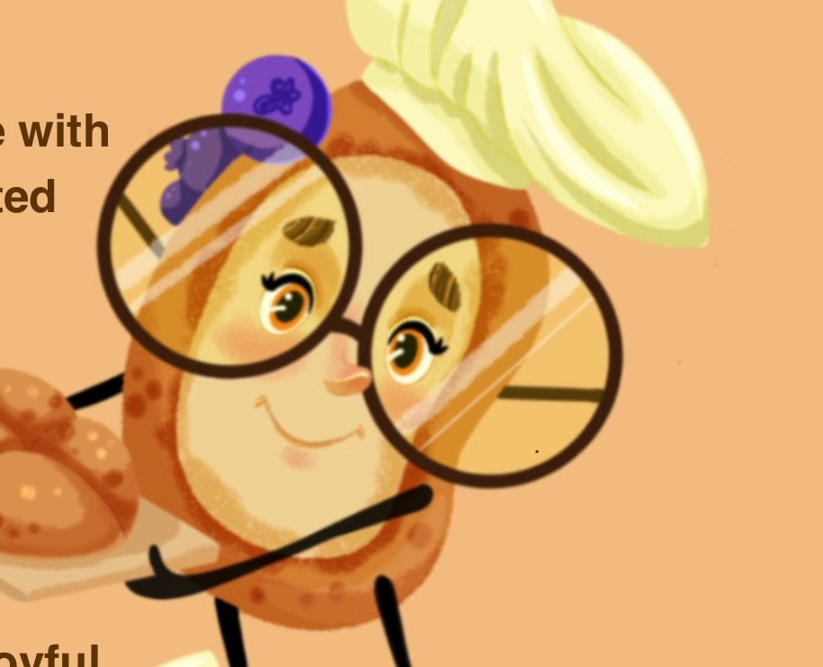 Character desing cheesecake for bekary на Dprofile