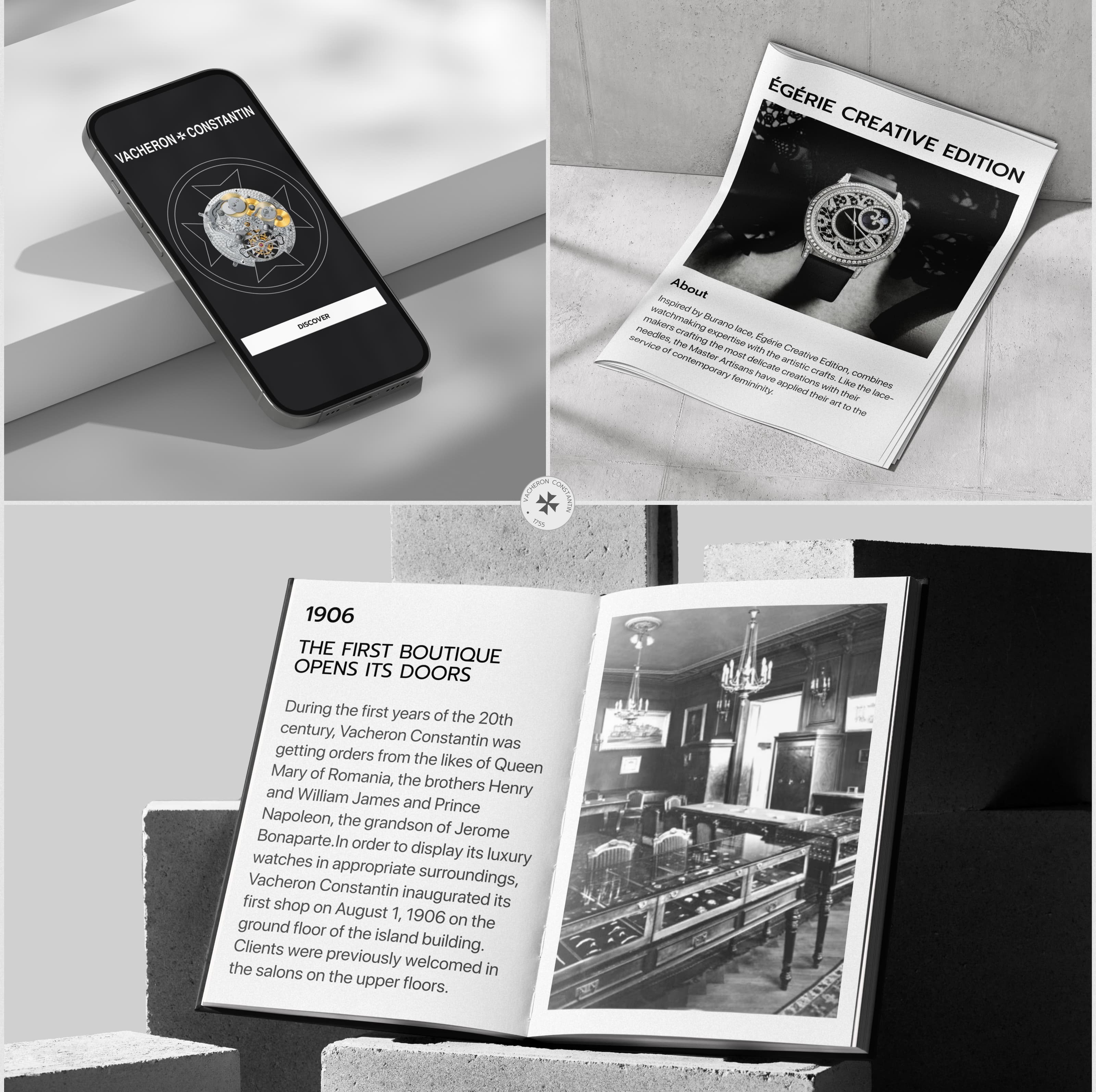 VACHERON-CONSTANTIN | Интернет магазин — Изображение №3 — Интерфейсы, Брендинг на Dprofile