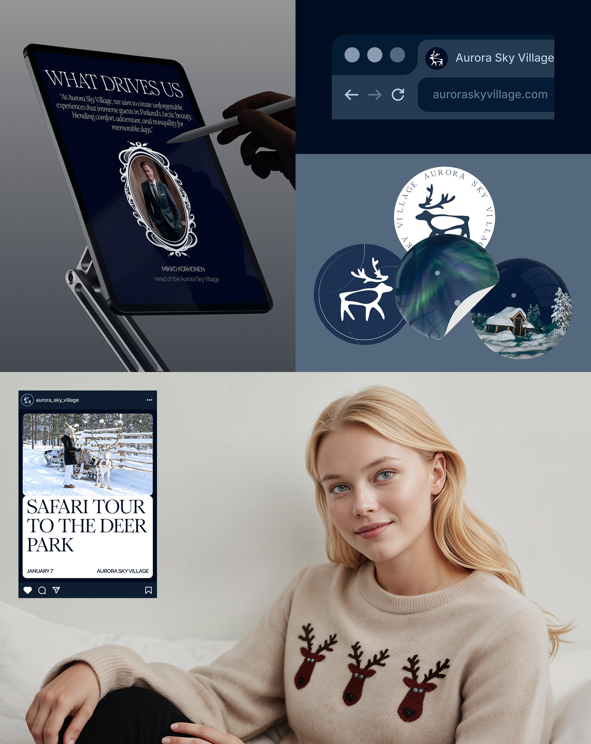 FINNISH HOTEL | Corporate website | Aurora Sky Village — Изображение №7 — Интерфейсы на Dprofile