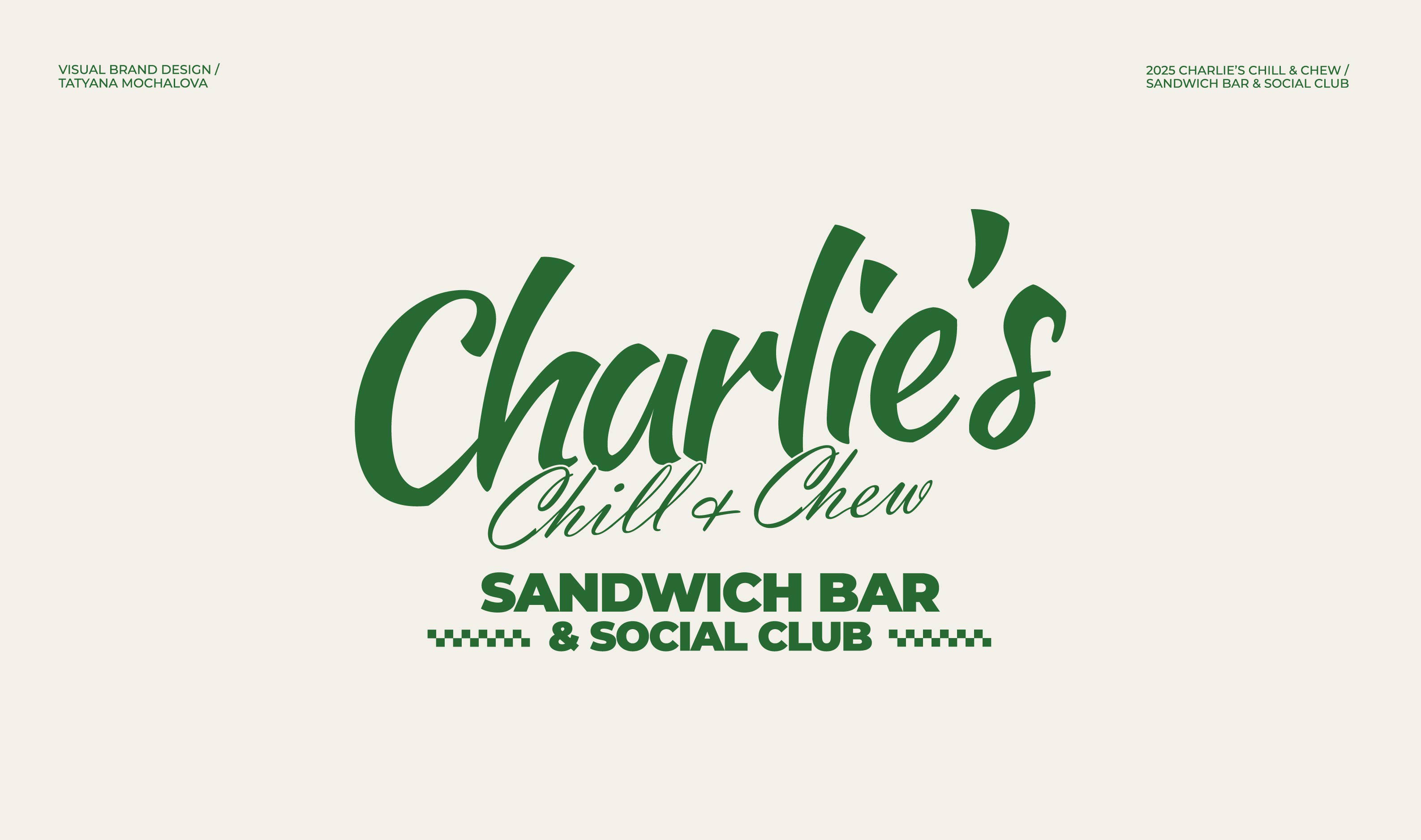 SANDWICH BAR & SOCIAL CLUB | BRAND IDENTITY — Изображение №1 — Брендинг на Dprofile