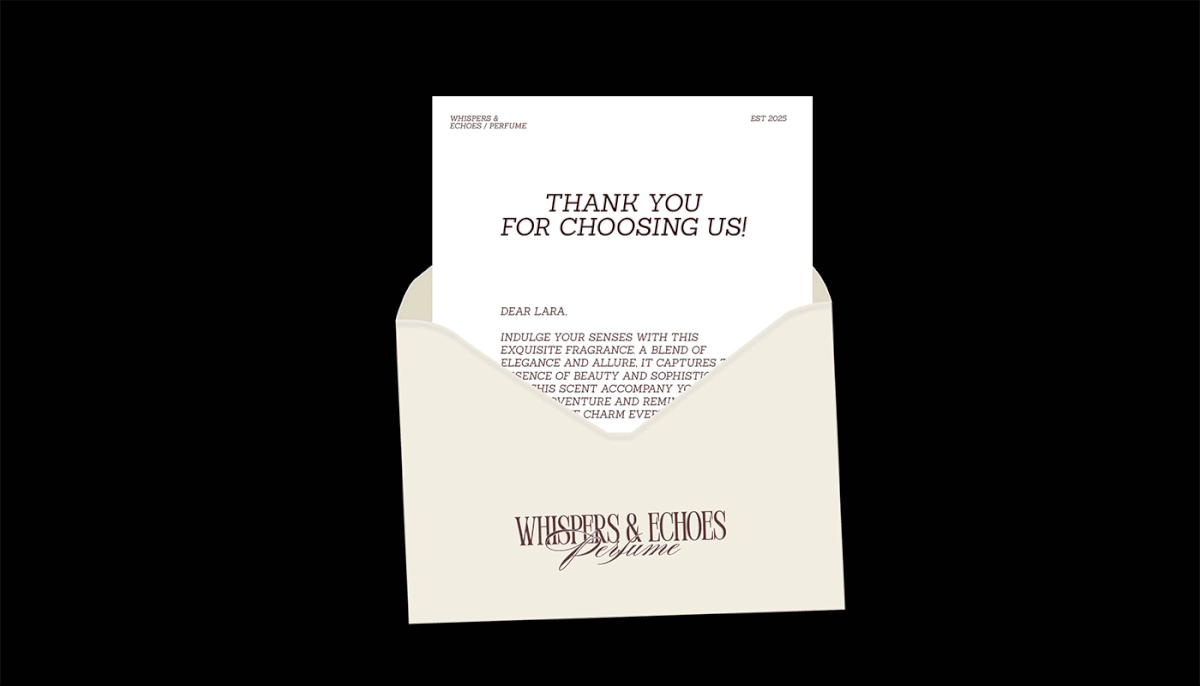 WHISPERS & ECHOES PERFUME | BRAND IDENTITY — Изображение №4 — Брендинг на Dprofile