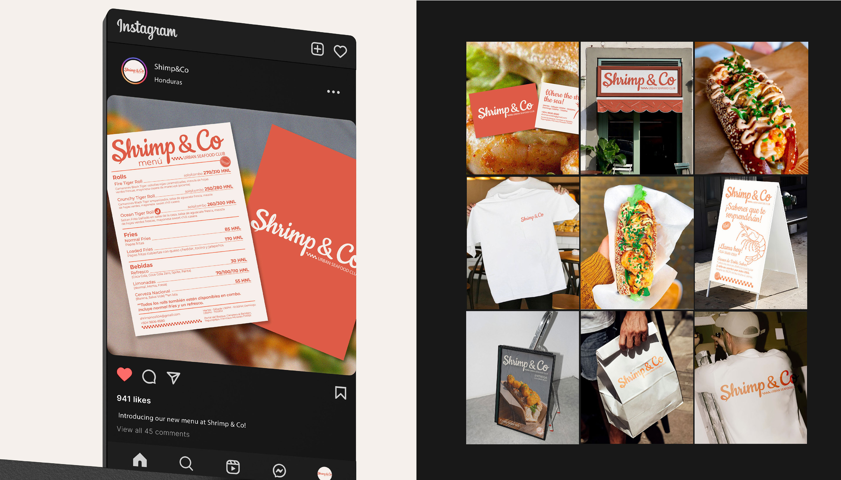 SHRIMP & CO | BRAND IDENTITY — Изображение №12 — Брендинг на Dprofile